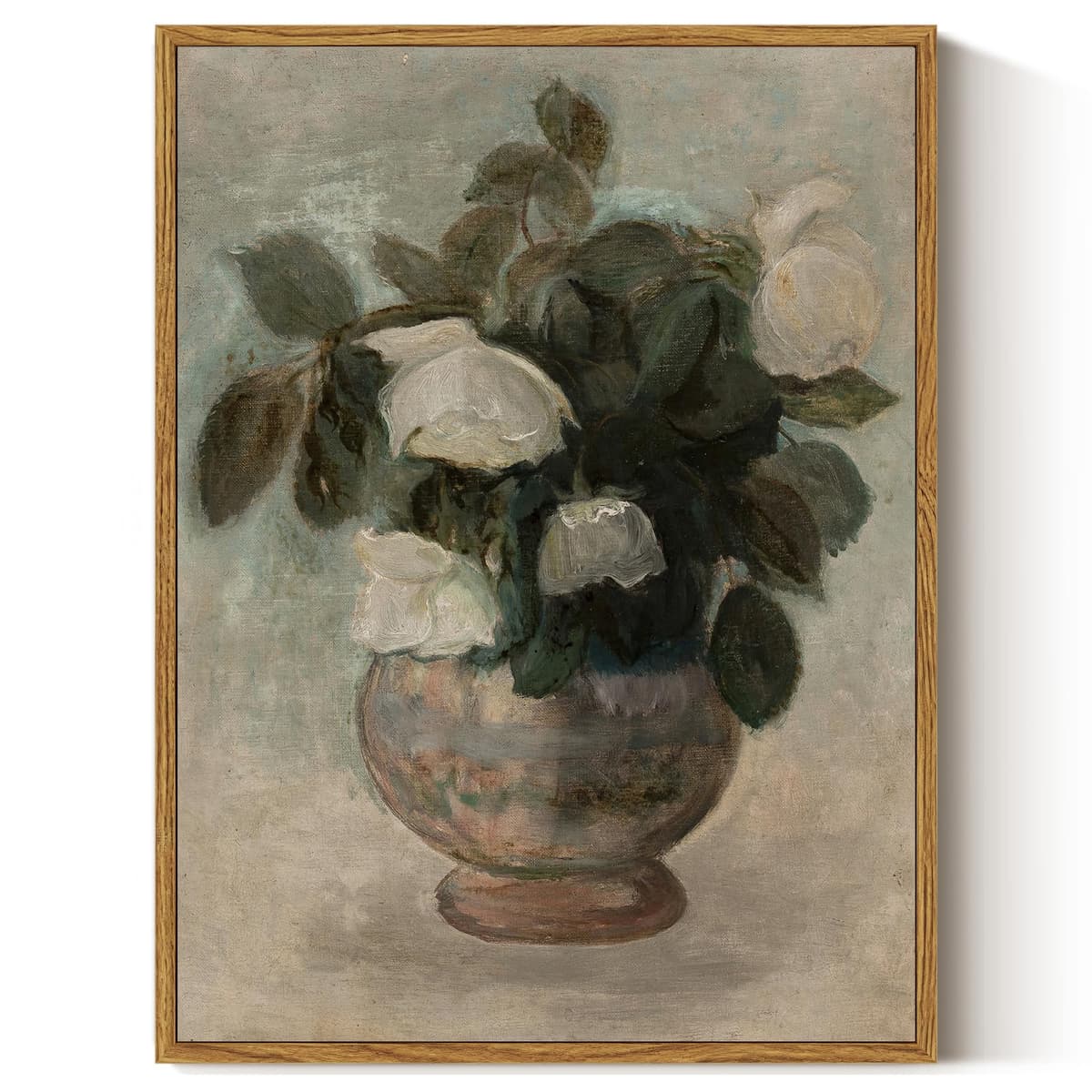 ARPEOTCY Framed Canvas Wall Art Prints, Living Room Hallway Shelf Decor, Grass Landscape Picture Paintings Wall Decor, Vintage Decor for Bedroom Bathroom Table, Aesthetic Room Decor, 20x25cm — view 29