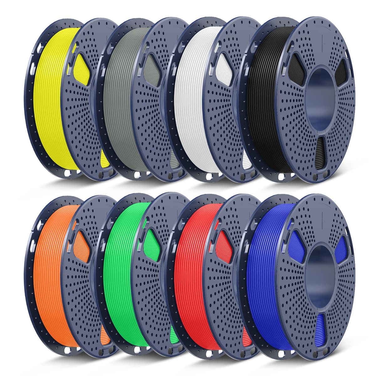 SUNLU Pack de 16 Colores Filamento PLA Plus, Filamento PLA+ Multicolor para Impresoras 3D 1.75mm, Embalado al Vacío Individualmente, 0.25kg/Bobina, Total 4kg, 16 Bobinas​ — view 14