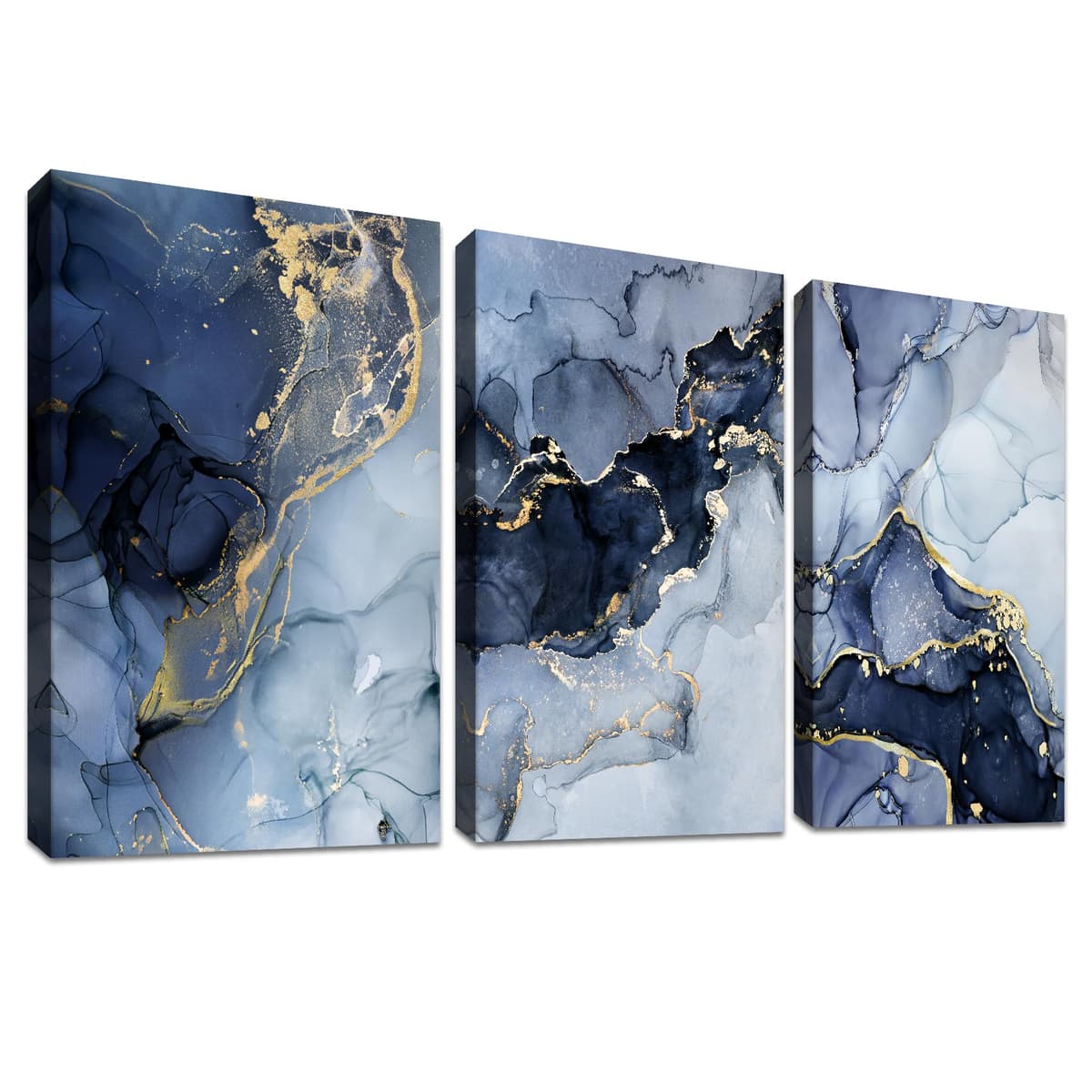 3 Panels Black White Canvas Wall Art Love Home Motivational Quotes Painting on Canvas Print Picture for Living Room Hallway Stairs Bedroom Bathroom Wall Decor Ready To Hang 90x40cm(12"x16"x3pcs) — view 31