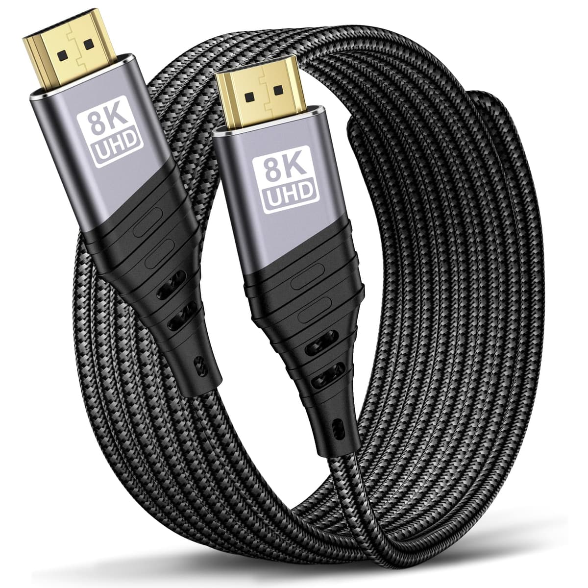 TEFLOTY Cable HDMI 2.1, Cable HDMI 8K de Alta Velocidad Ultra HD 48Gbps 8K@60Hz 4K@120Hz 7680P eARC HDCP 2.2&2.3 DTS:X Compatible con HDTV, PS5/4/3, Xbox Series X/S, Monitor Mehr (1M) — view 9