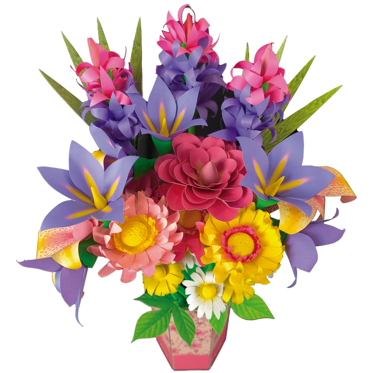 Educa - Ramo de Flores Silvestres Floral Art | Kit de manualidad para realizar diecinueve flores silvestres de papel sin necesidad de pegamento, ni tijeras. A partir de 14 años (20141) — view 3