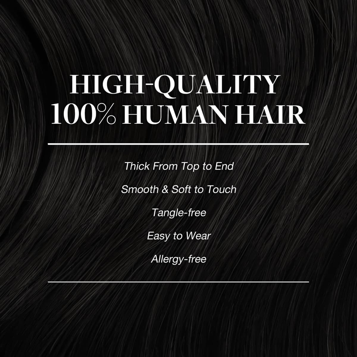 GOO GOO Clip in Hair Extensions Human Hair, 18inch 150g 9Pcs, #2 Dark Brown, Hair extensions for women, Human Hair Extensions Clip in — view 123