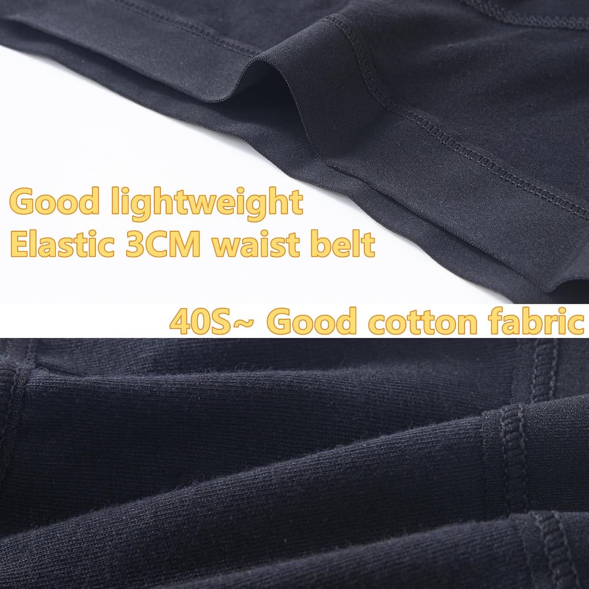 Period Pants Heavy Flow Girls 30ML Absorb Cotton Knickers Briefs Underwear Mid Waist Hipster Menstrual Panties for teenage 8-18 Years 8-10 Years 1black — view 4