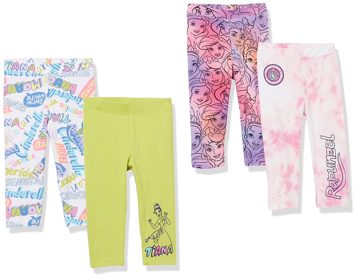 Amazon Essentials Disney | Marvel | Star Wars | Frozen | Princess Girls and Toddlers' Leggings, Multipacks — view 16