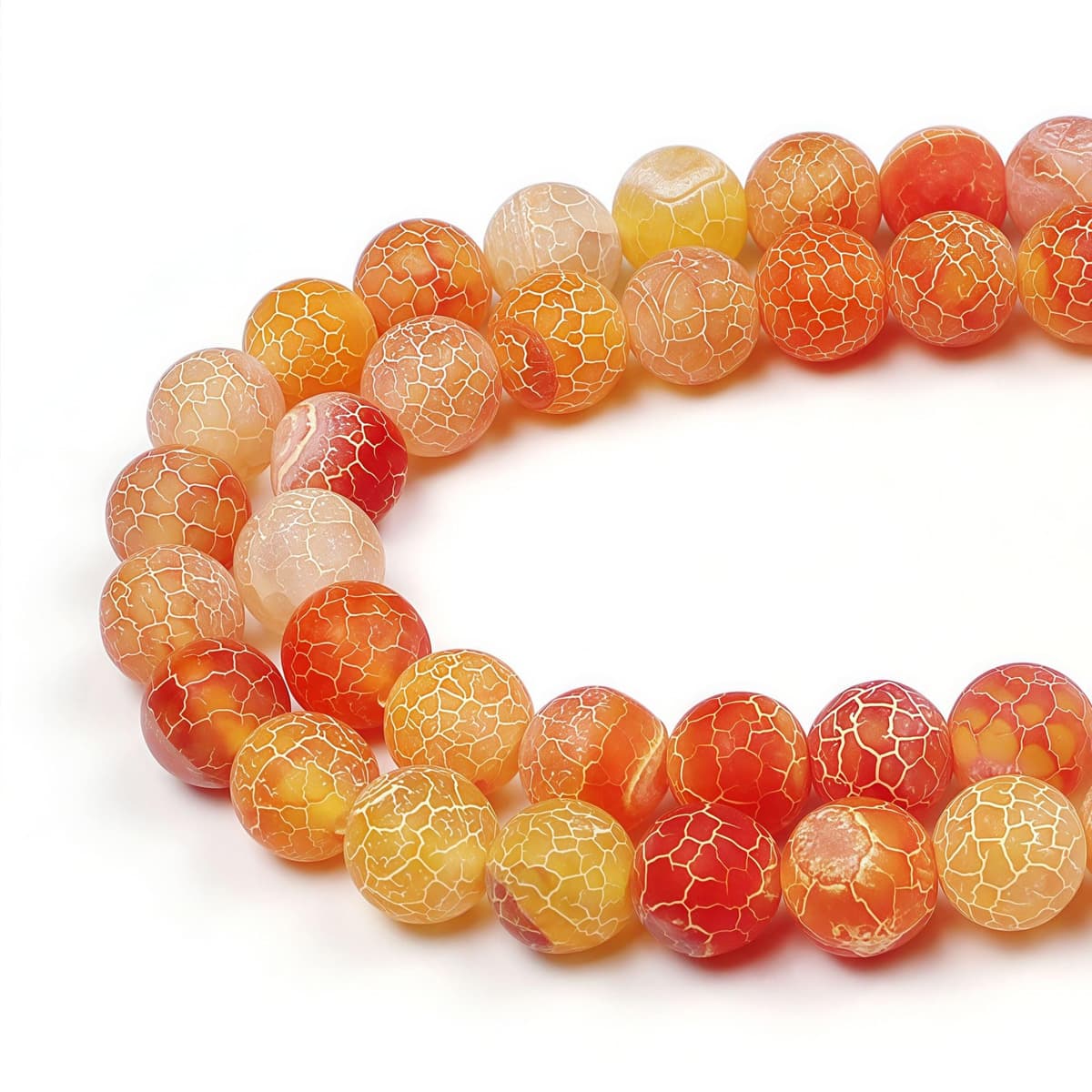 MJDCB 12mm 30 piezas Cuentas de Piedra Turquesa Rojo Sintéticas Redondas Sueltas Piedras Semipreciosas para Hacer Joyas Pulseras Collares — view 17
