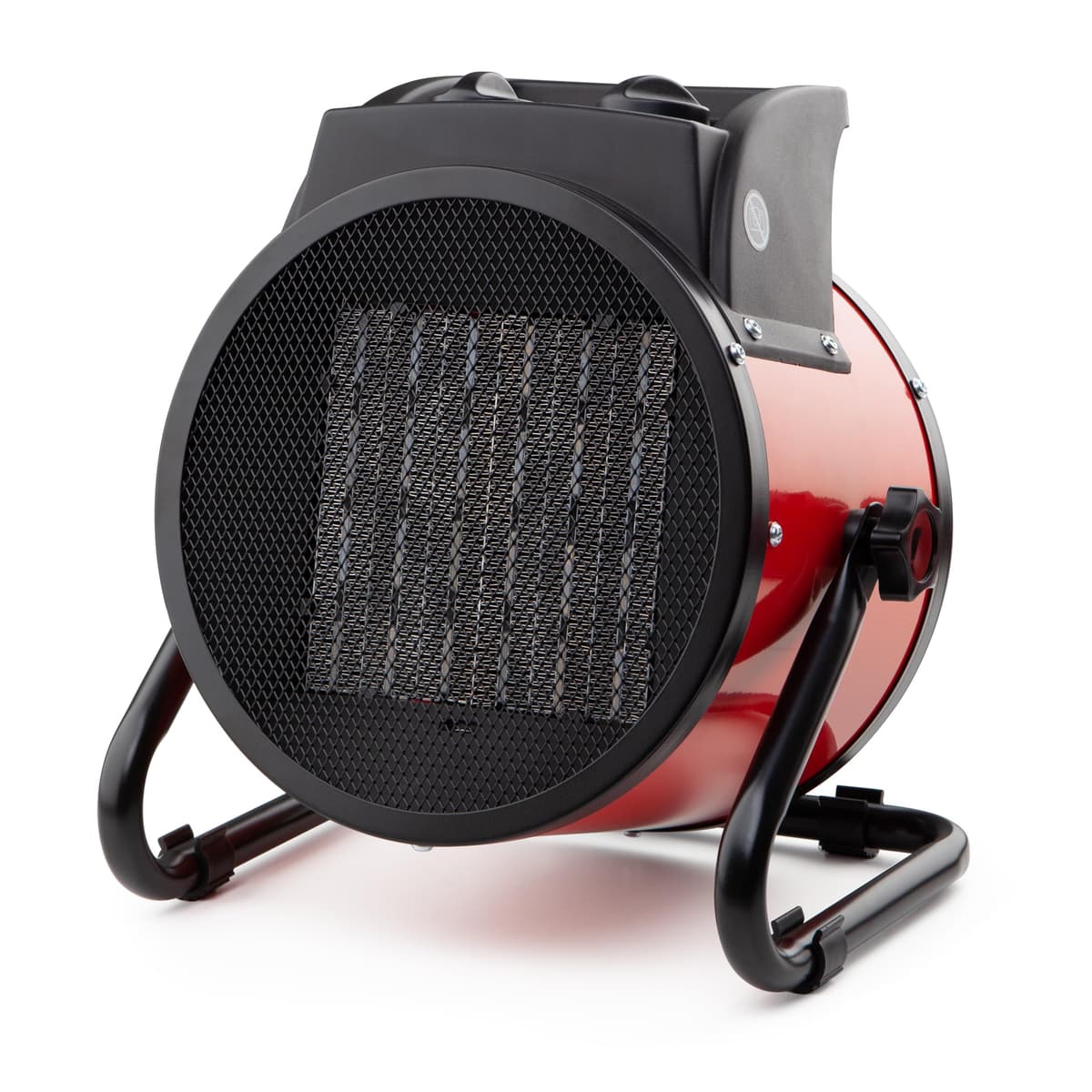 Orbegozo FHR 3050 A, Calefactor eléctrico, cerámico profesional, 3000 W, 2 potencias de calor, control ajustable de temperatura, protección contra sobrecalentamiento, posición ventilador, color rojo
