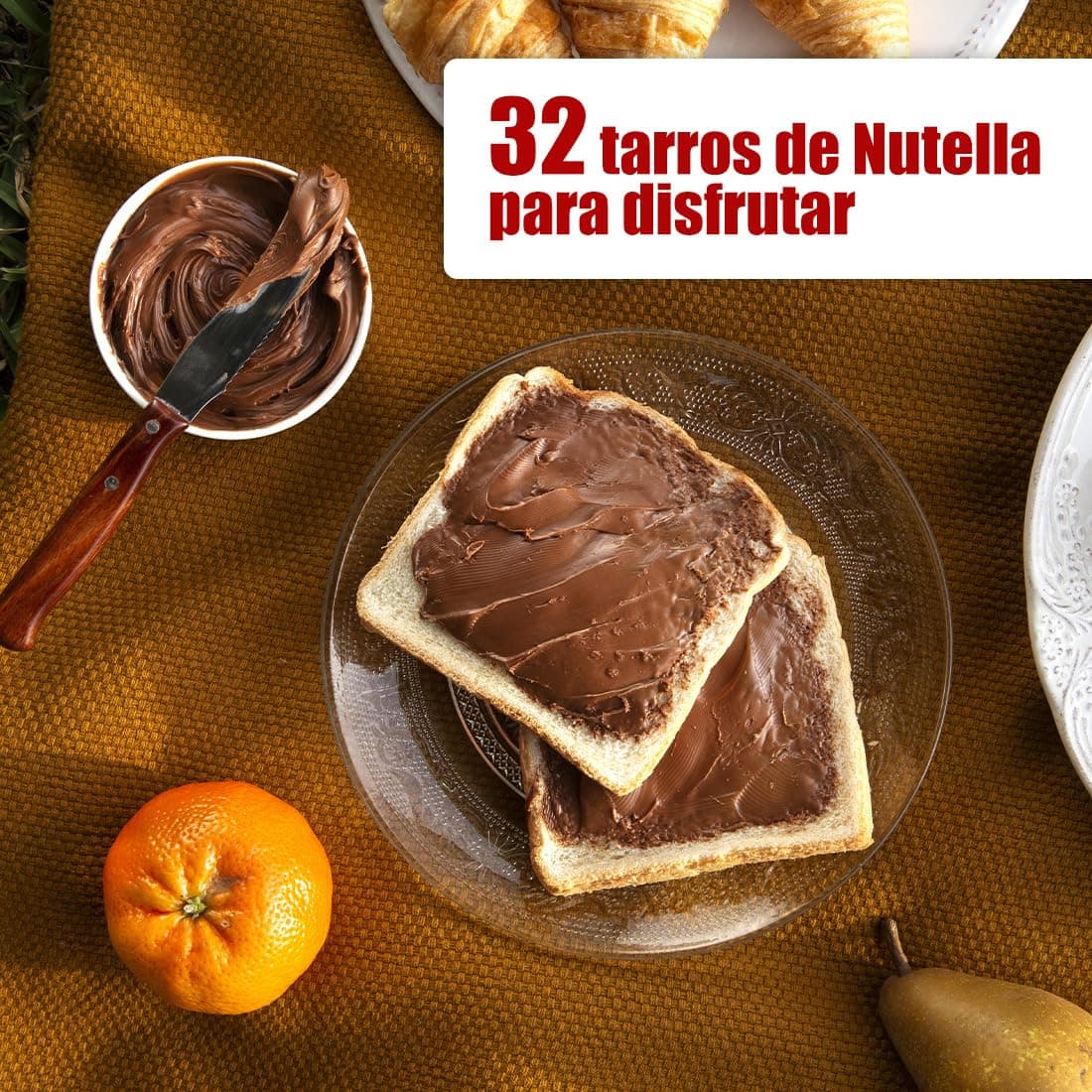 Crema de Cacao con Avellanas | Pack Mini Tarritos 25 gr | Crema de Cacao y Avellanas | Caja de Tarritos Individuales perfectos para Hosteleria, Eventos o Repostería (32 Tarritos 25gr) — view 3