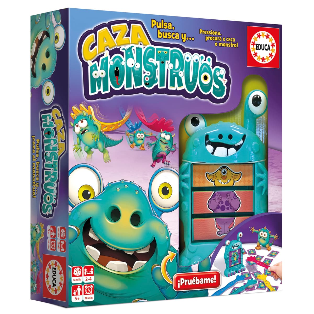 Educa - Monster Hunt | Visual Agility and Speed Children's Board Game | Recommended Educational Toy Ages 5 (18861) — view 4