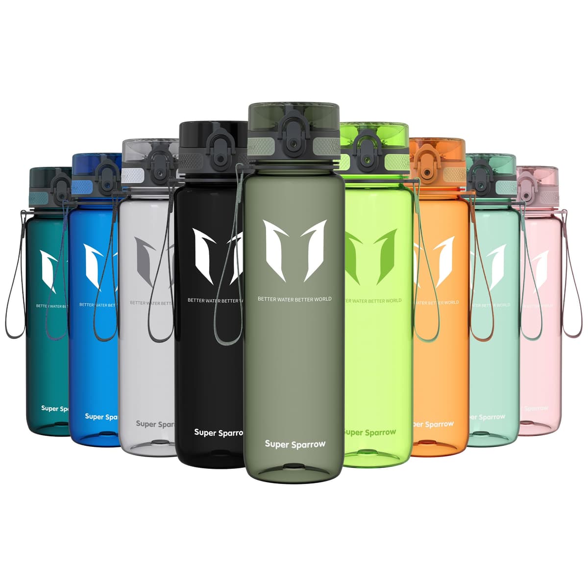 Super Sparrow Botella de Agua Deportiva -350ml & 500ml & 750ml & 1000ml - Sin BPA — view 18