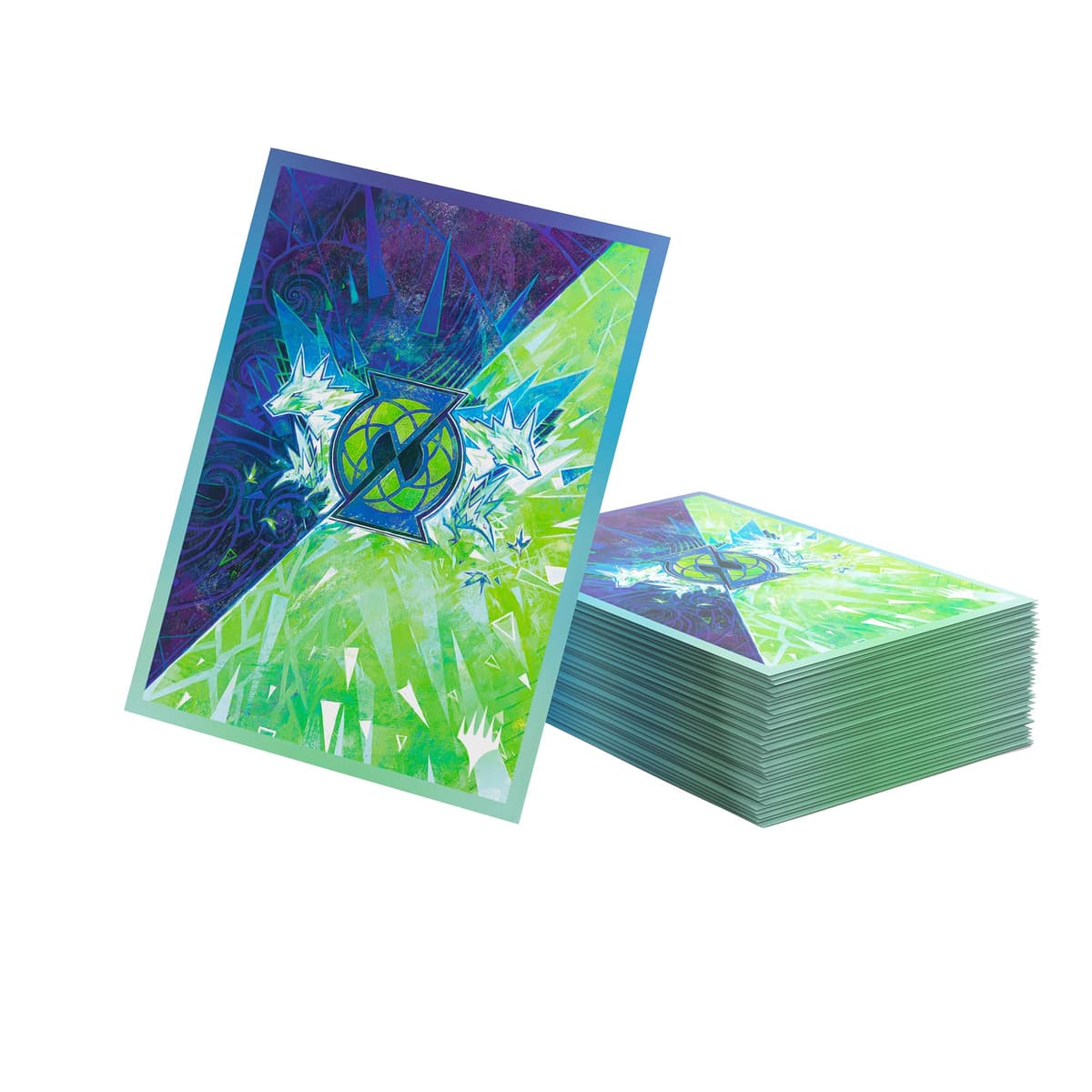 Gamegenic Magic: The Gathering | Secrets of Strixhaven Premium Art Sleeves - Quandrix, Pack de 105 Fundas Ilustradas con Diseño Oficial, Para Juegos de Cartas Coleccionables