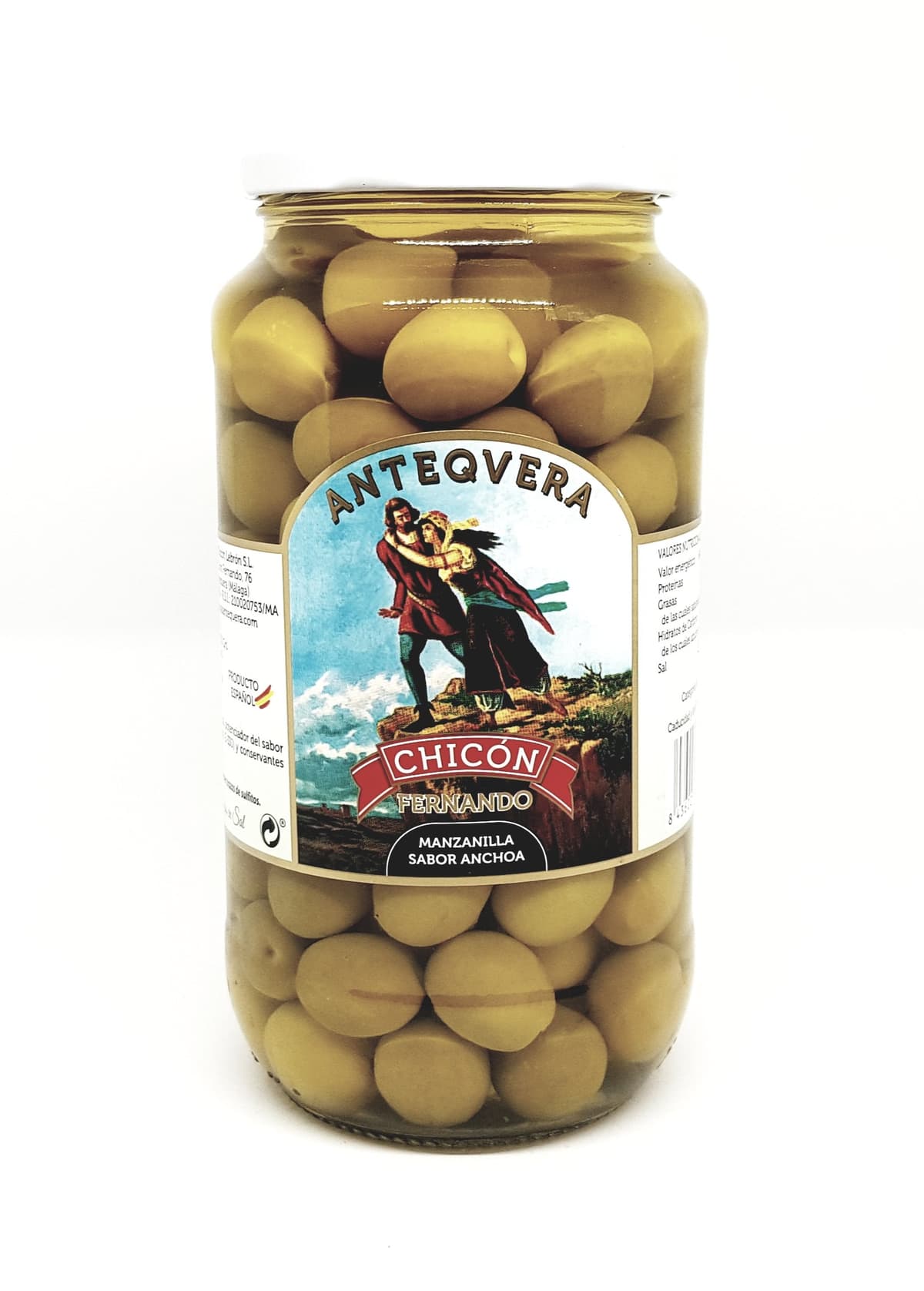 Pack2 Aceitunas Chupadedos Chicón Lebrón: Disfruta del auténtico sabor de estas exquisitas aceitunas aliñadas con pimiento rojo, ajo, orégano y aceite de oliva. — view 3