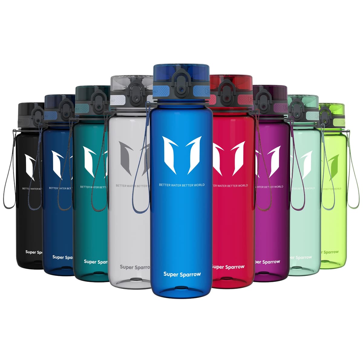 Super Sparrow Botella de Agua Deportiva -350ml & 500ml & 750ml & 1000ml - Sin BPA — view 68