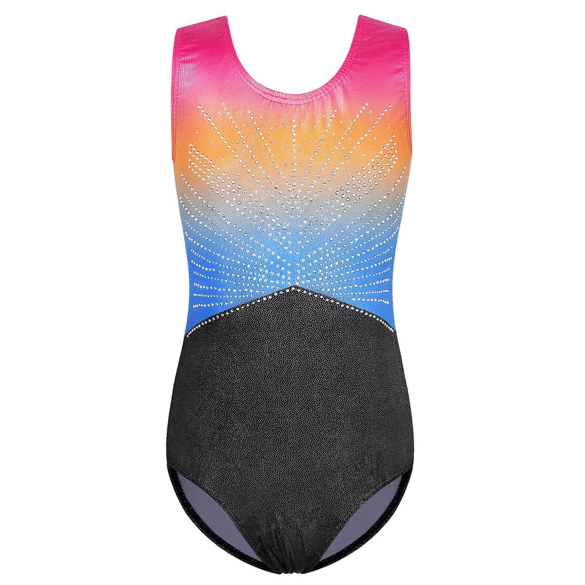 Niña Maillots de Gimnasia Mangas Largas con Lentejuelas en Tul — view 14