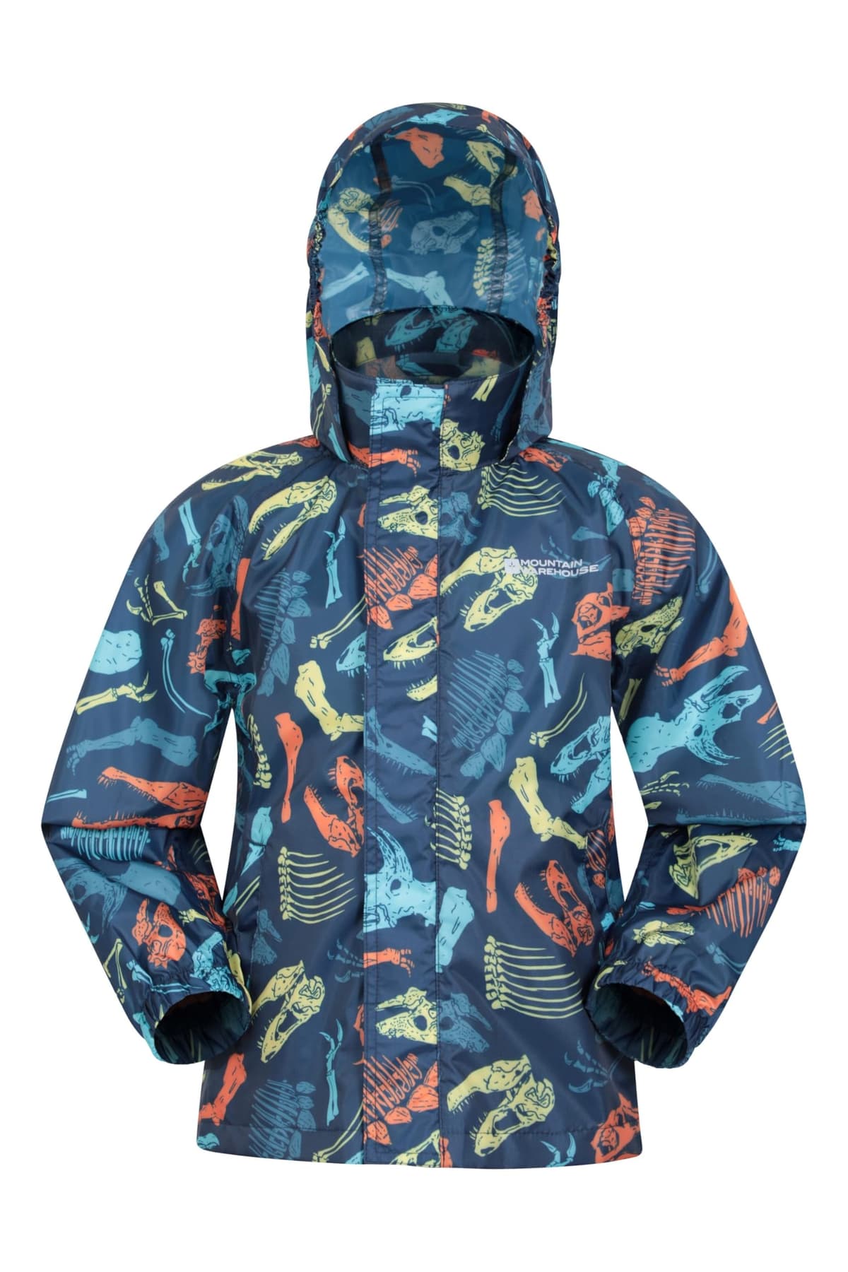 Mountain Warehouse Pakka Kids Waterproof Jacket - Wind Resistant, Lightweight,Breathable Rain Coat for Girls & Boys, Packaway Bag - For Rain, Spring Summer — view 16