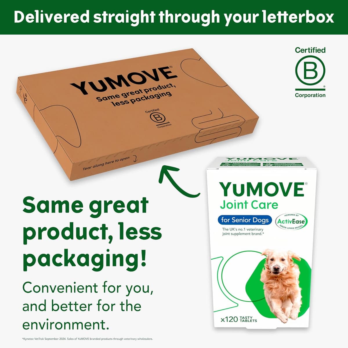 YuMOVE Senior Dog Joint Supplement, High Strength for Joint Care, Essential Dog Hip and Joint Support for Senior Dogs Aged 8+