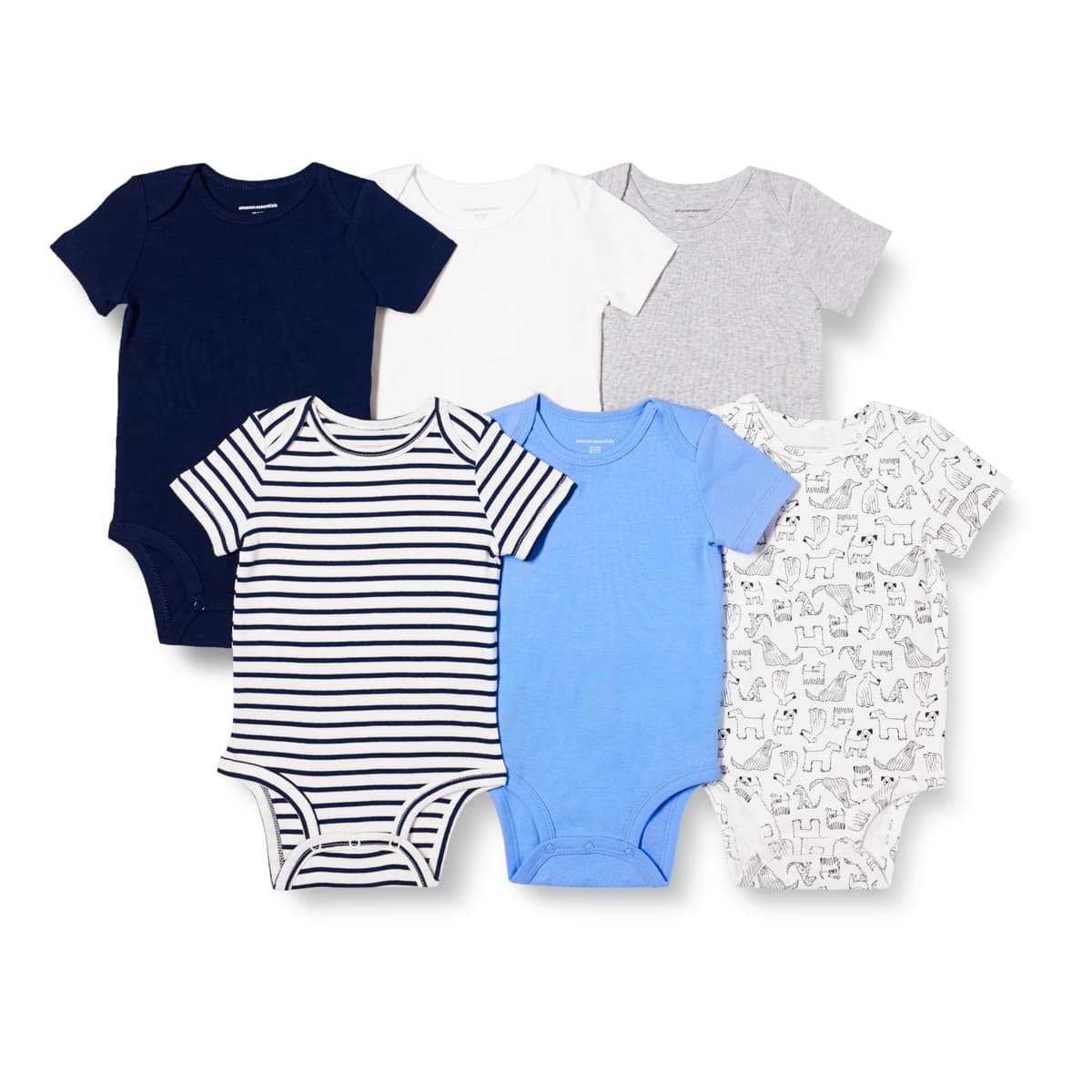 Amazon Essentials Unisex bebé Bodies de Manga Corta — view 13