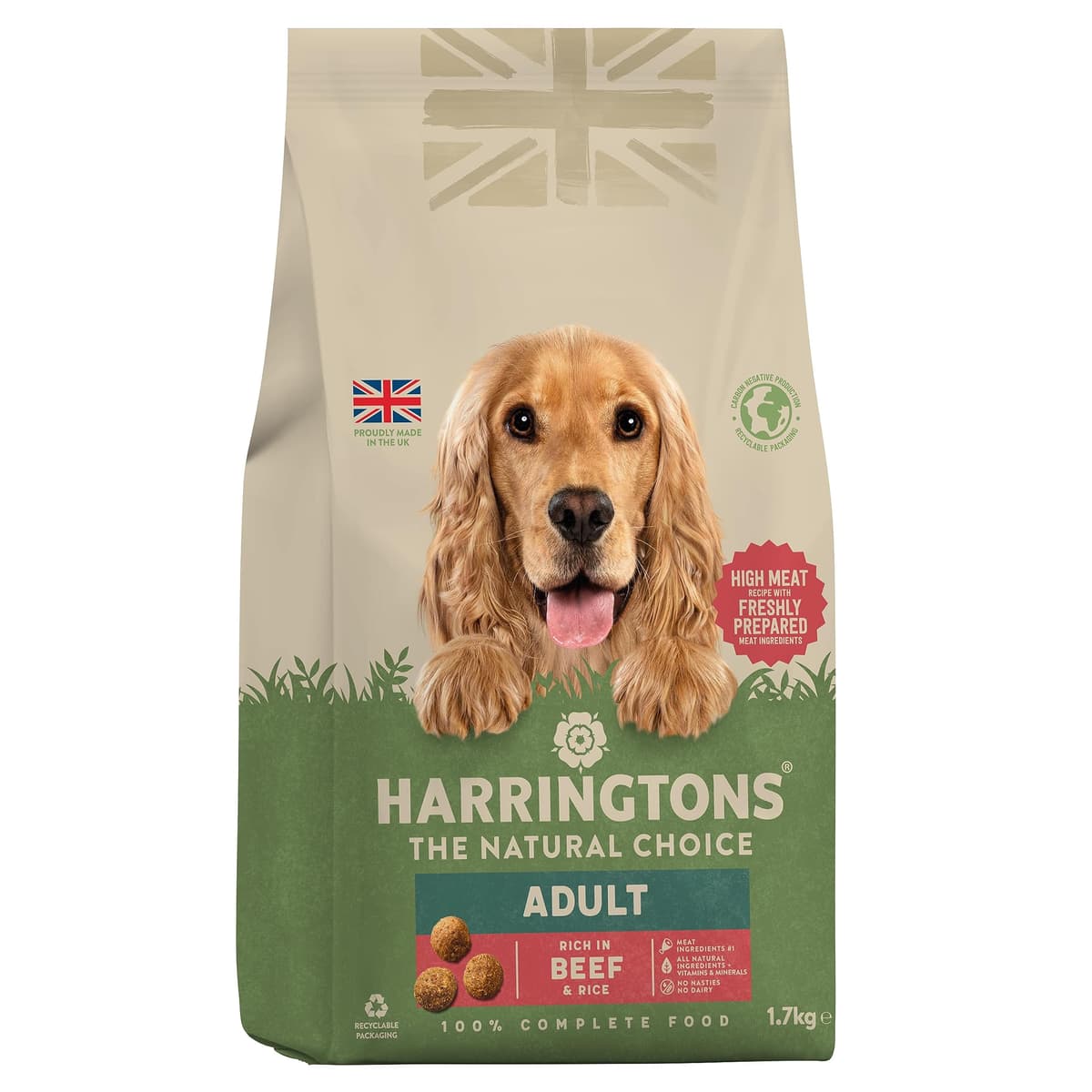 Harringtons Dog Beef 1.7kg (Pack of 4) — view 2