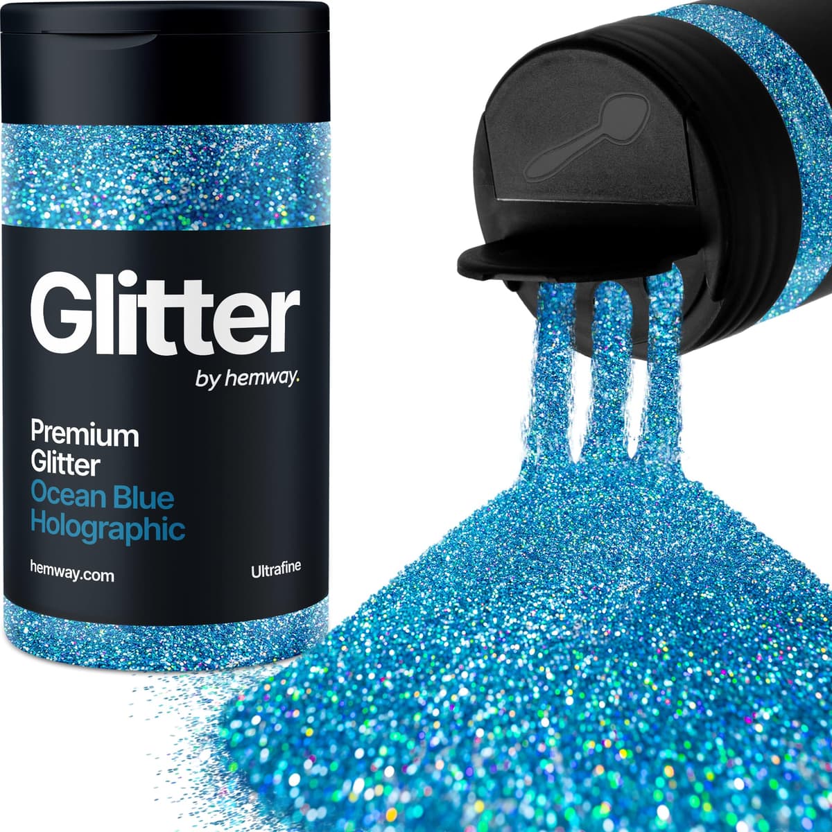 Light Rose Gold Glitter Shaker, 130g Ultrafine Glitter, Crafts 1/128" Metallic Flake Light Rose Gold Sequins, Resin & Epoxy Crafts, Decorating, Halloween, Christmas Nail, Face, Hemway — view 184