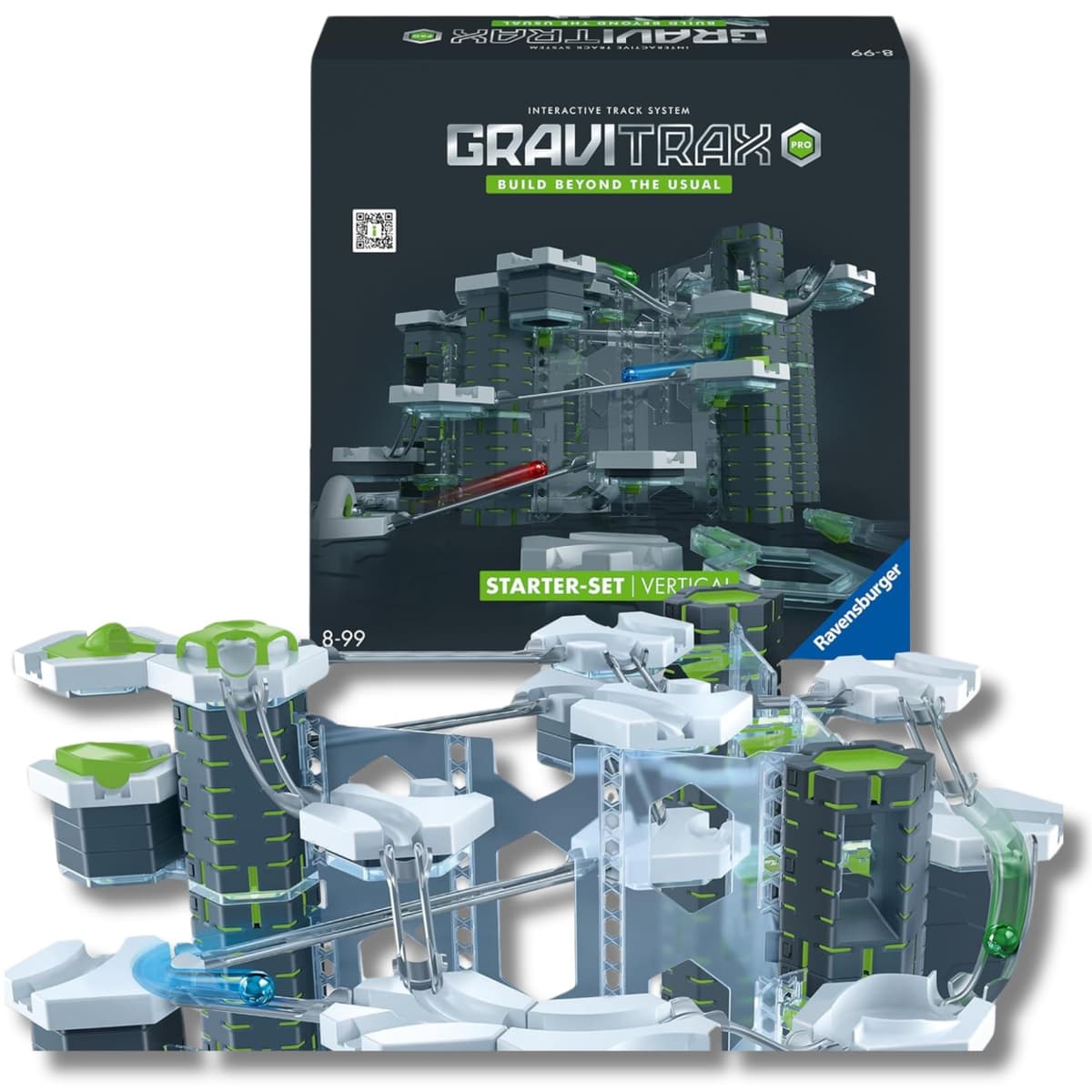 Ravensburger - Gravitrax Starter-Set Pro | Circuito Canicas con 145 Piezas | Rompecabezas Niños con Canicas | Juegos para Niños De 8 Años