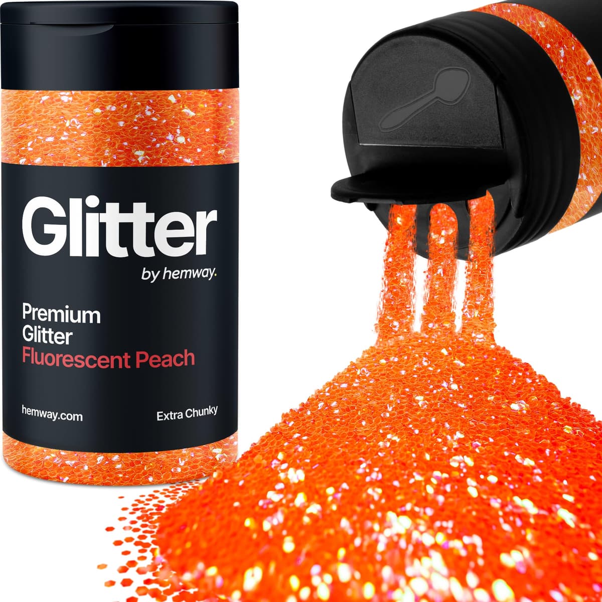 Light Rose Gold Glitter Shaker, 130g Ultrafine Glitter, Crafts 1/128" Metallic Flake Light Rose Gold Sequins, Resin & Epoxy Crafts, Decorating, Halloween, Christmas Nail, Face, Hemway — view 180