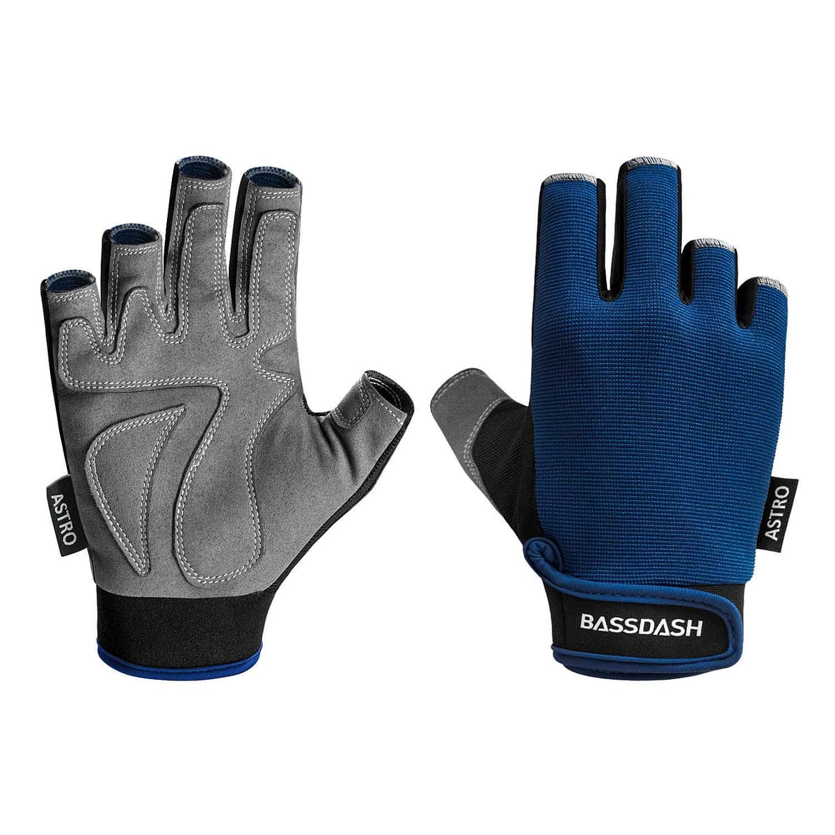 Bassdash Astro Heavy-Duty Sure Grip Guanti da Pesca Uomo Donna Guanti Senza Dita per Pesca Sportiva Kayak Paddling Vela MTB — view 5
