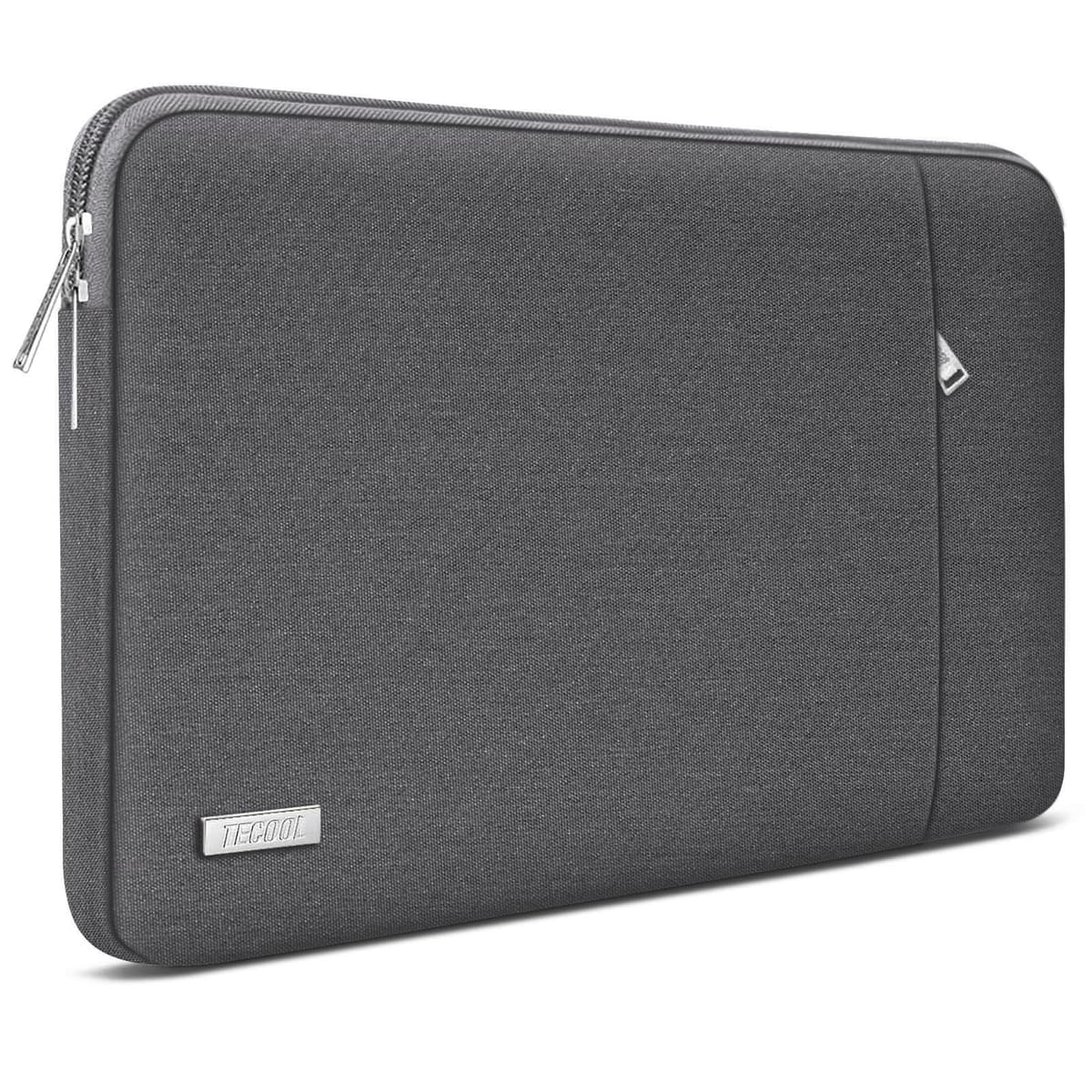 TECOOL 13 Inch Laptop Case Sleeve For MacBook Air 13 13.6 inch M4/A3240 2025 M3/A3113 2024 M2/A2681 M1/A2337 2022-2018, Macbook Pro 13 inch M2 M1 2022-2017,Protective Macbook case Sleeve,Black — view 13