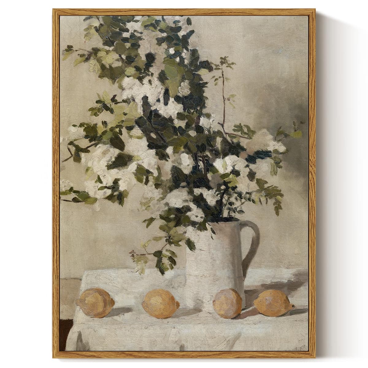 ARPEOTCY Framed Canvas Wall Art Prints, Living Room Hallway Shelf Decor, Grass Landscape Picture Paintings Wall Decor, Vintage Decor for Bedroom Bathroom Table, Aesthetic Room Decor, 20x25cm — view 19