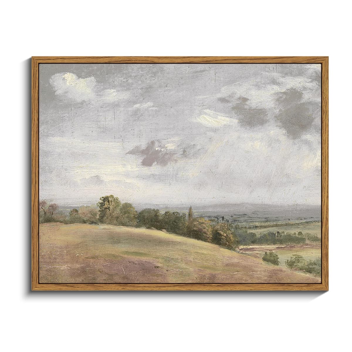 InSimSea Framed Canvas Wall Art, Meadow with Flowers Painting, Landscape for Living Room, Bedroom, Home, Bathroom Decor, 8x10 — view 13