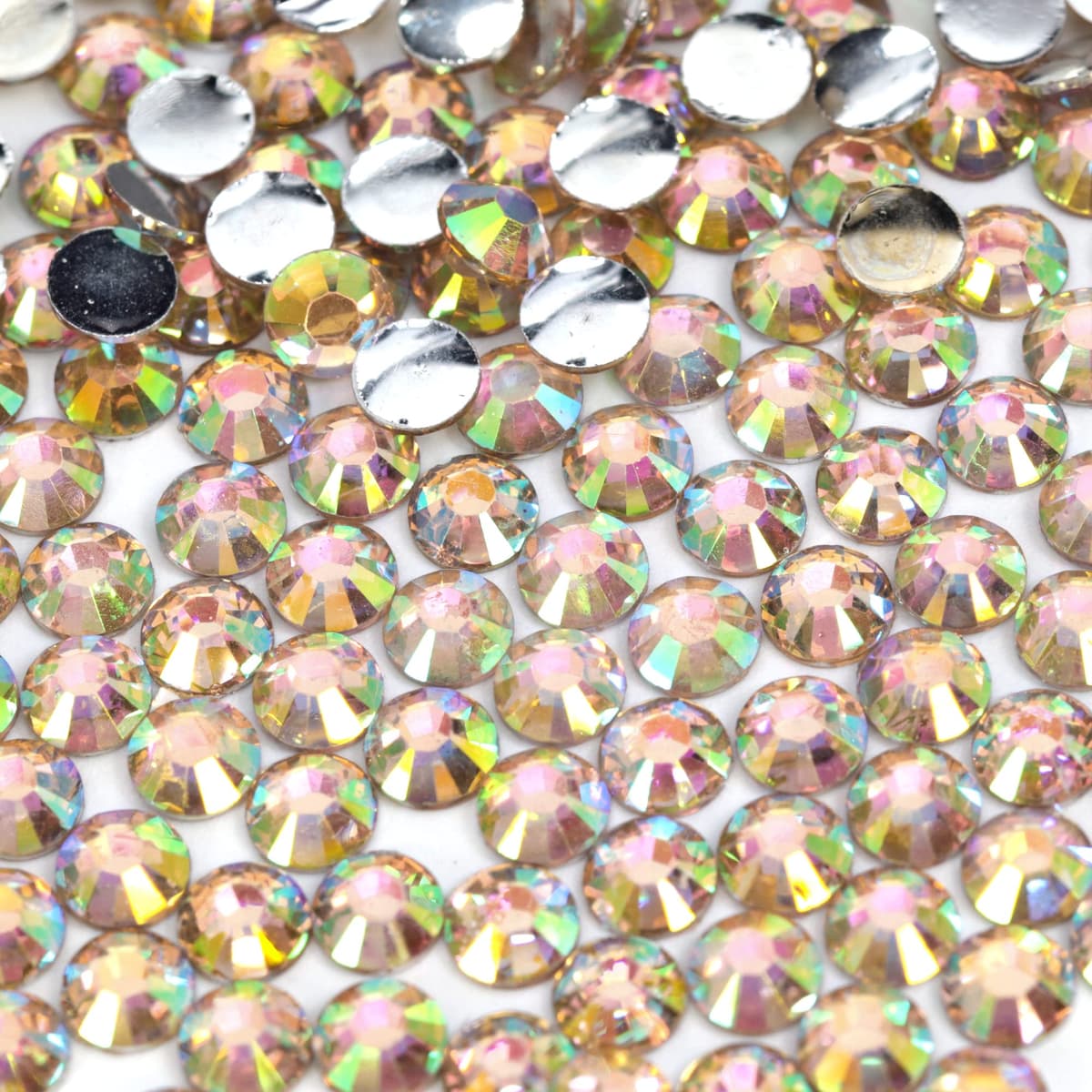 1000pcs 4mm Flat Back Non-Stick Rhinestone Crystal Diamantes Nail Art & Craft Scrapbooking Embellishments 90 Available Colours (4mm, AB Clear #A13) — view 22