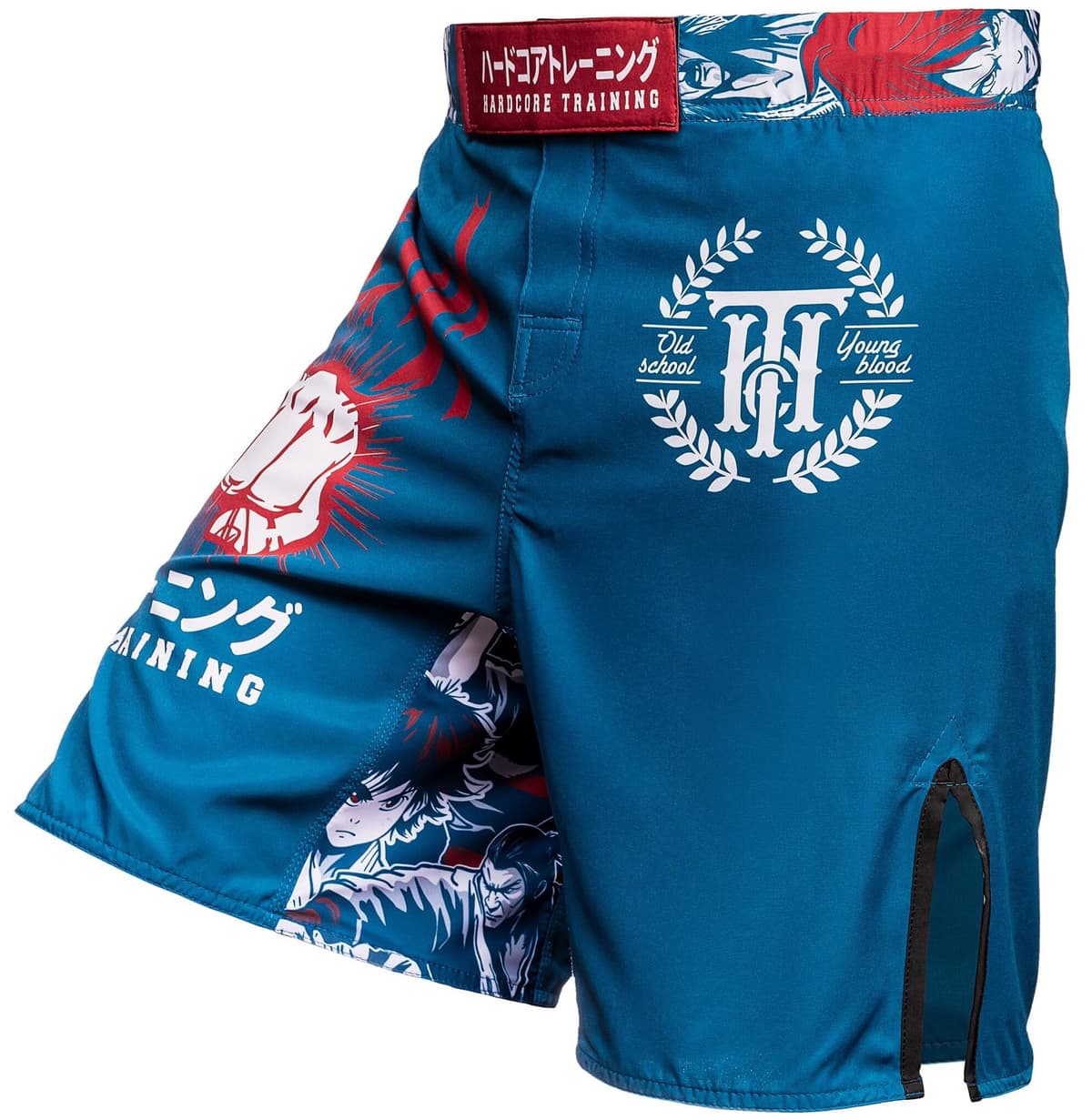 Hardcore Training Fight Shorts Hombre Pantalones Cortos MMA BJJ Boxeo Grappling Fitness No Gi — view 2