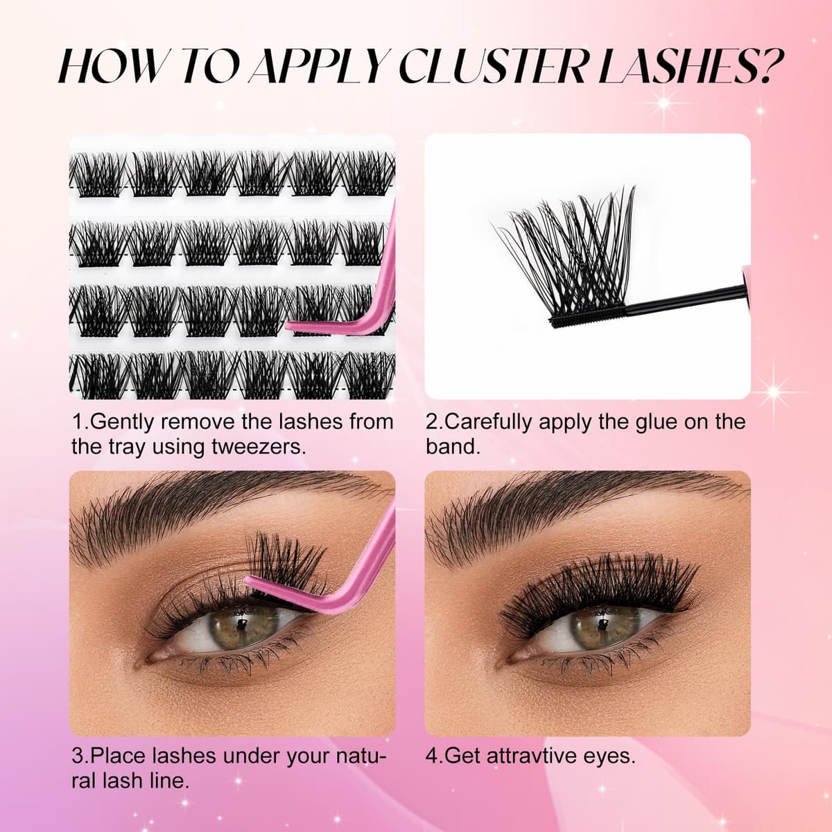 FADLASH Lash 120pcs 0.07mm D Curl 8-16mm 40D Mixed Trays Customizable DIY Eyelash Extensions for Beginners — view 6
