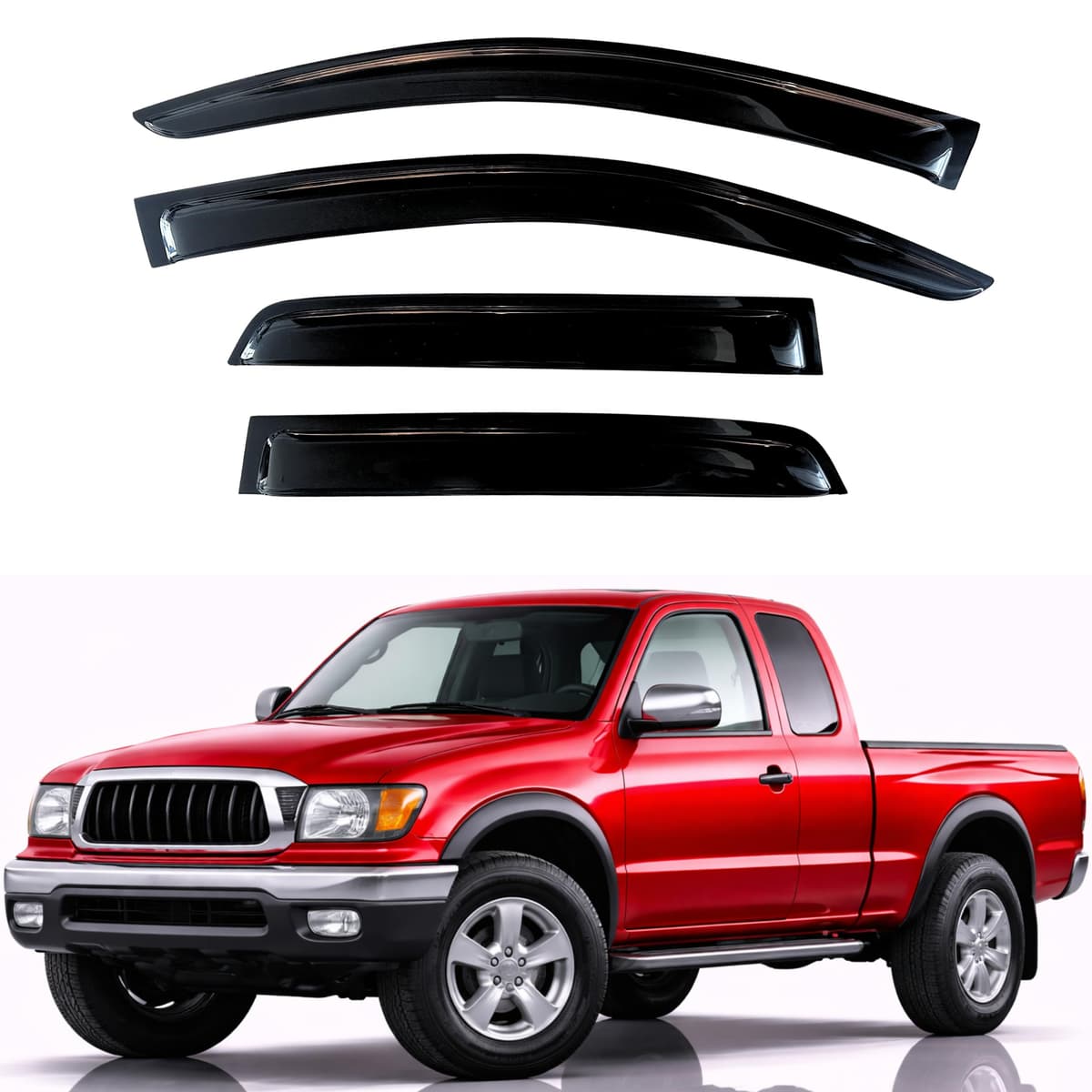 KPY Rain Guards Fit for 2006-2013 Lexus IS250 IS350, Out-Channel Window Visors Vent Wind Deflectors 4PC, Car Accessories for 06-13 Lexus is Series — view 158