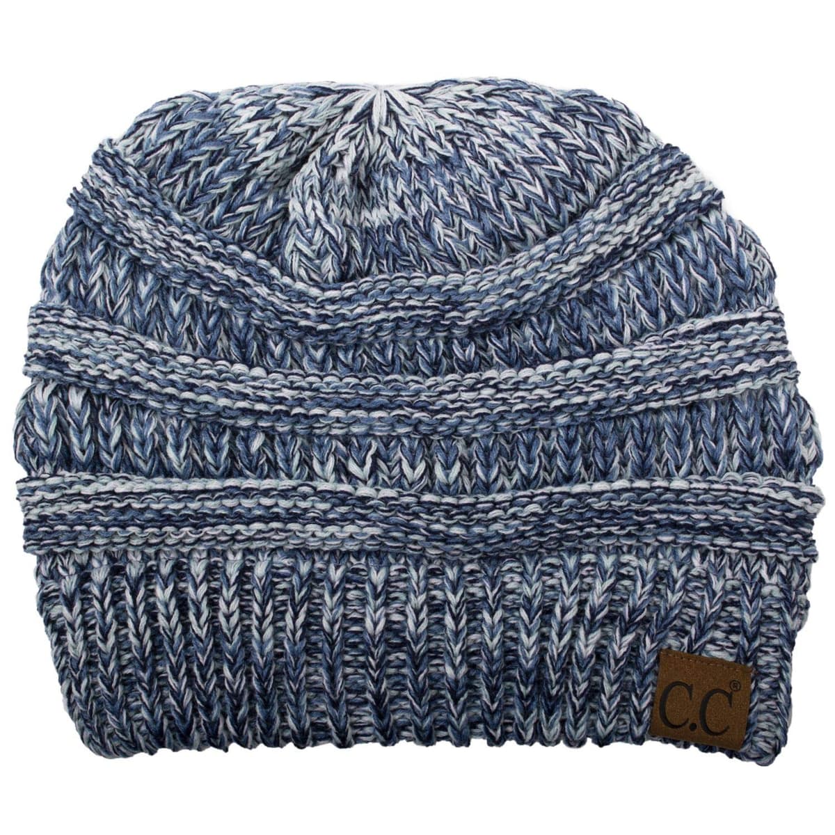 C.C Trendy Warm Chunky Soft Stretch Cable Knit Beanie Skully, Winter Mint, One Size — view 110