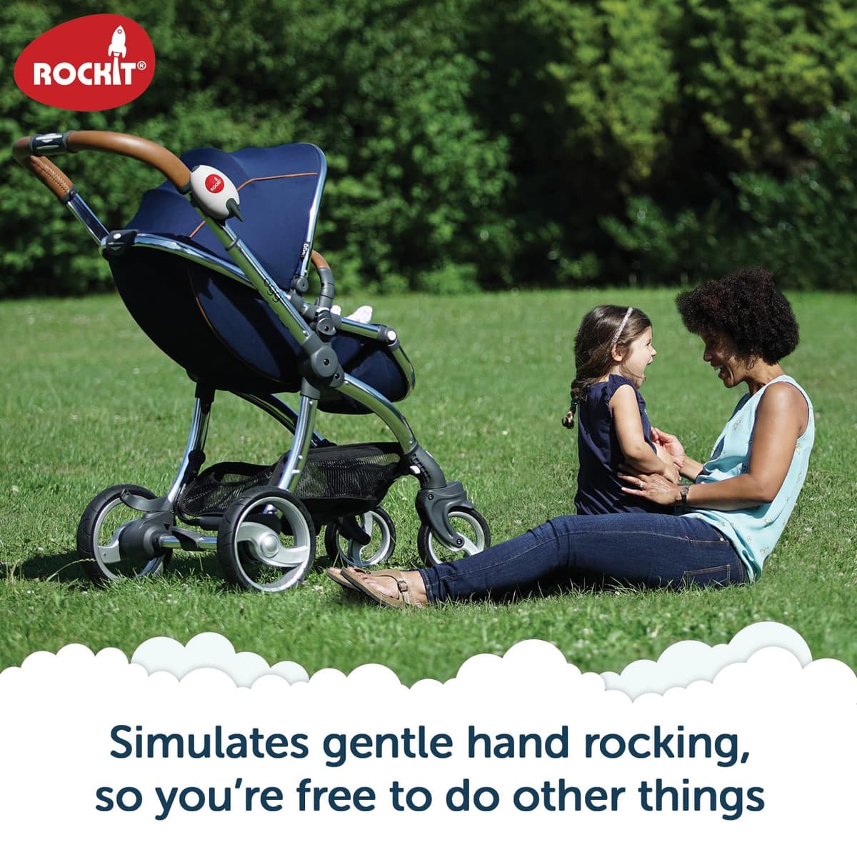 Rockit Portable Baby Rocker (AA Battery Version). Fits Any Stroller, Pram, Pushchair or Buggy — view 6
