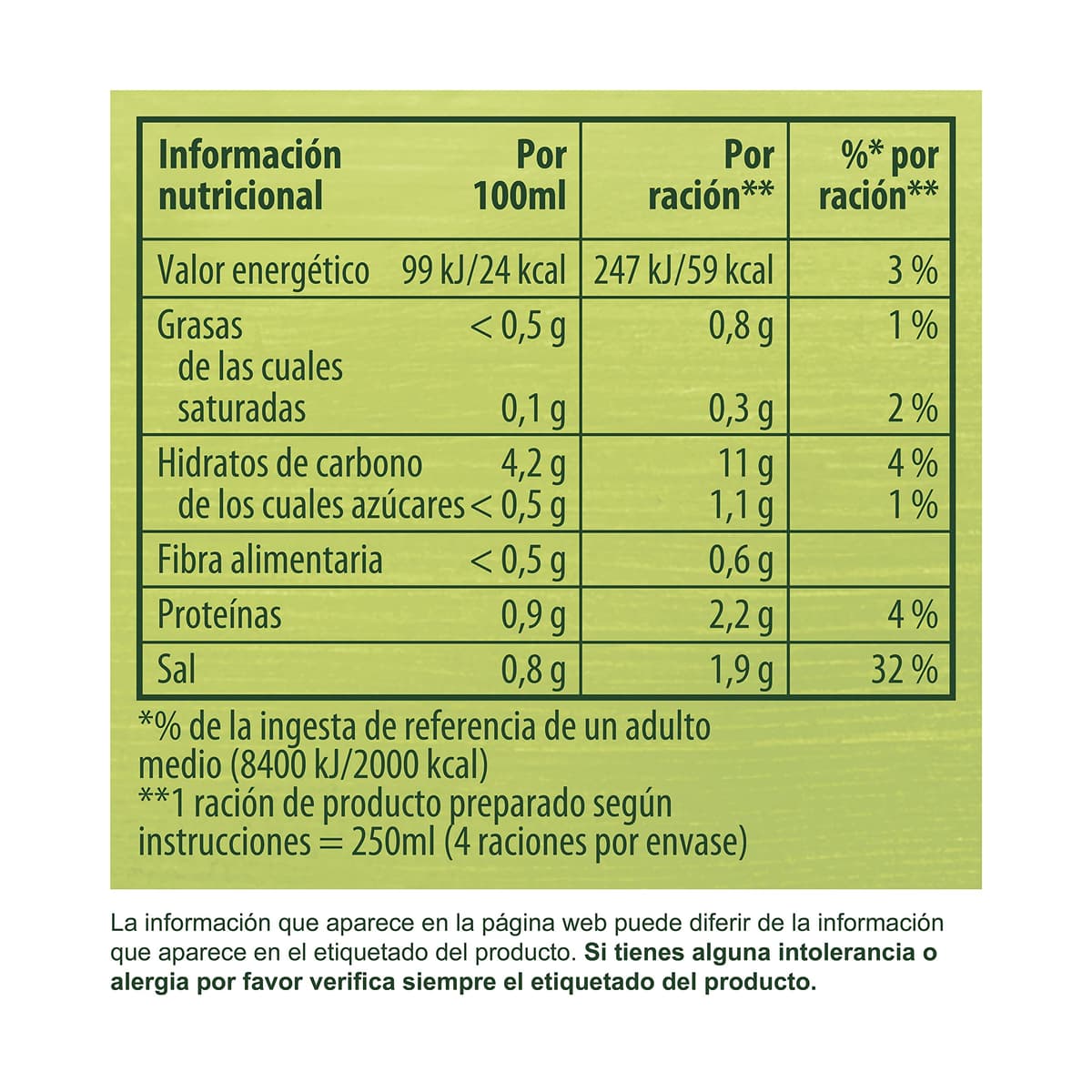 Knorr Sopa Rabo de Buey 71g - Pack de 10 — view 2