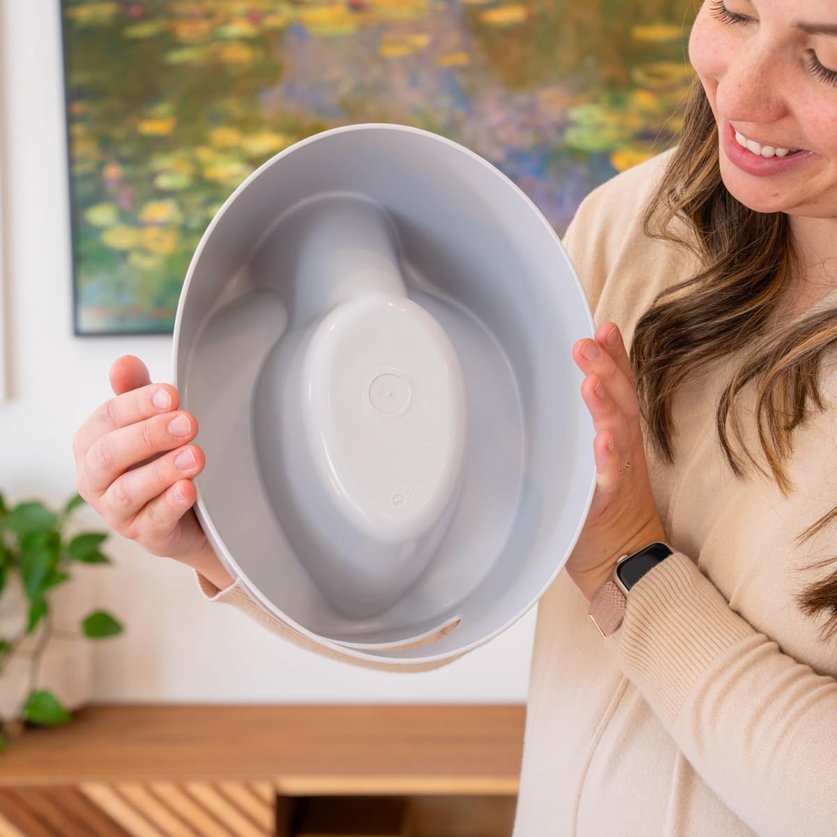Toddler Essentials Easy Pour Potty - Light Grey | Portable Potty Training Toilet Seat for Toddlers | Hygienic, Easy to Clean, and Travel-Friendly (Previously Known as Pourty) — view 2
