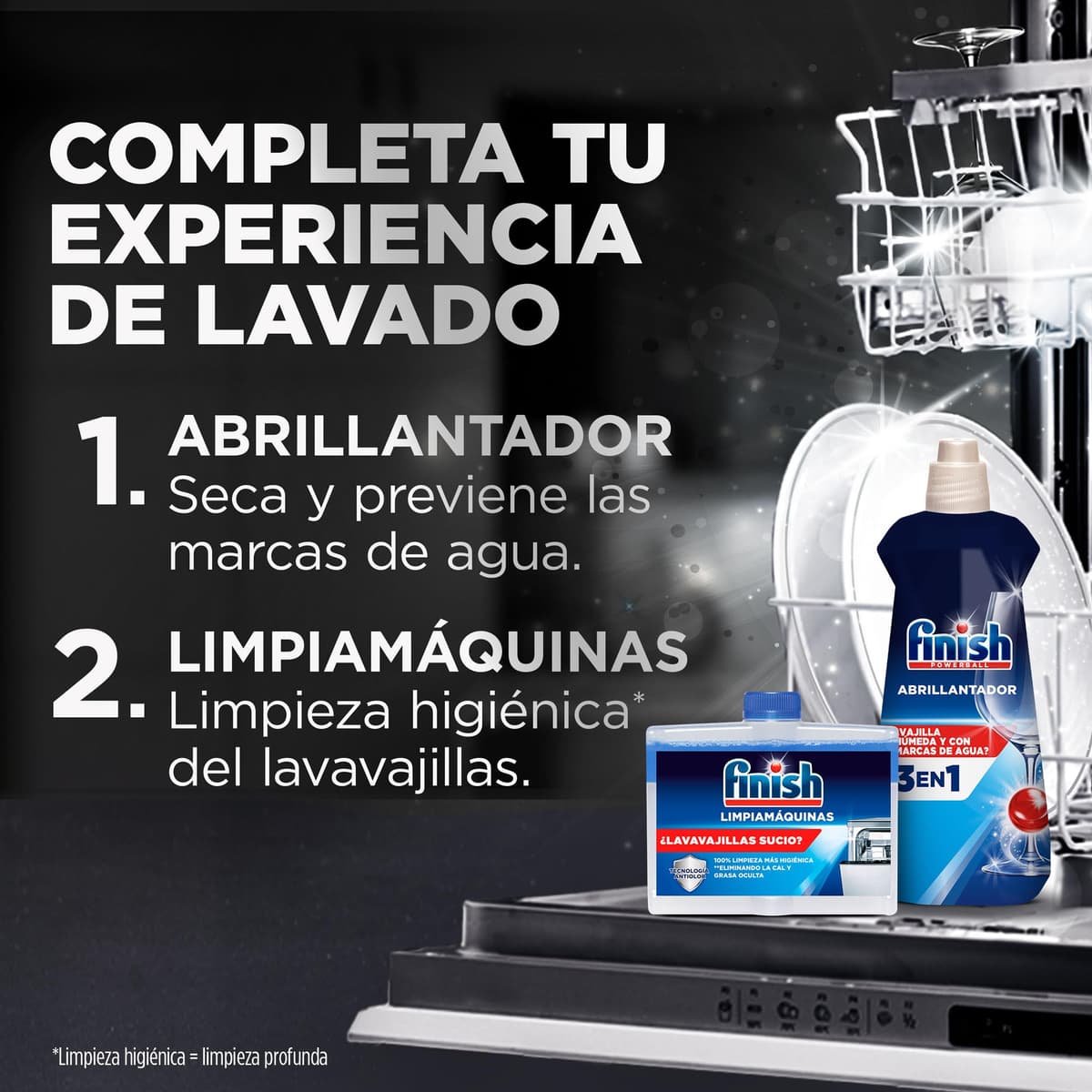 Finish Powerball Ultimate Infinity Shine, pastillas para el lavavajillas con poder quitagrasas y protección del cristal, 2 packs de 80, total 160 Pastillas — view 8