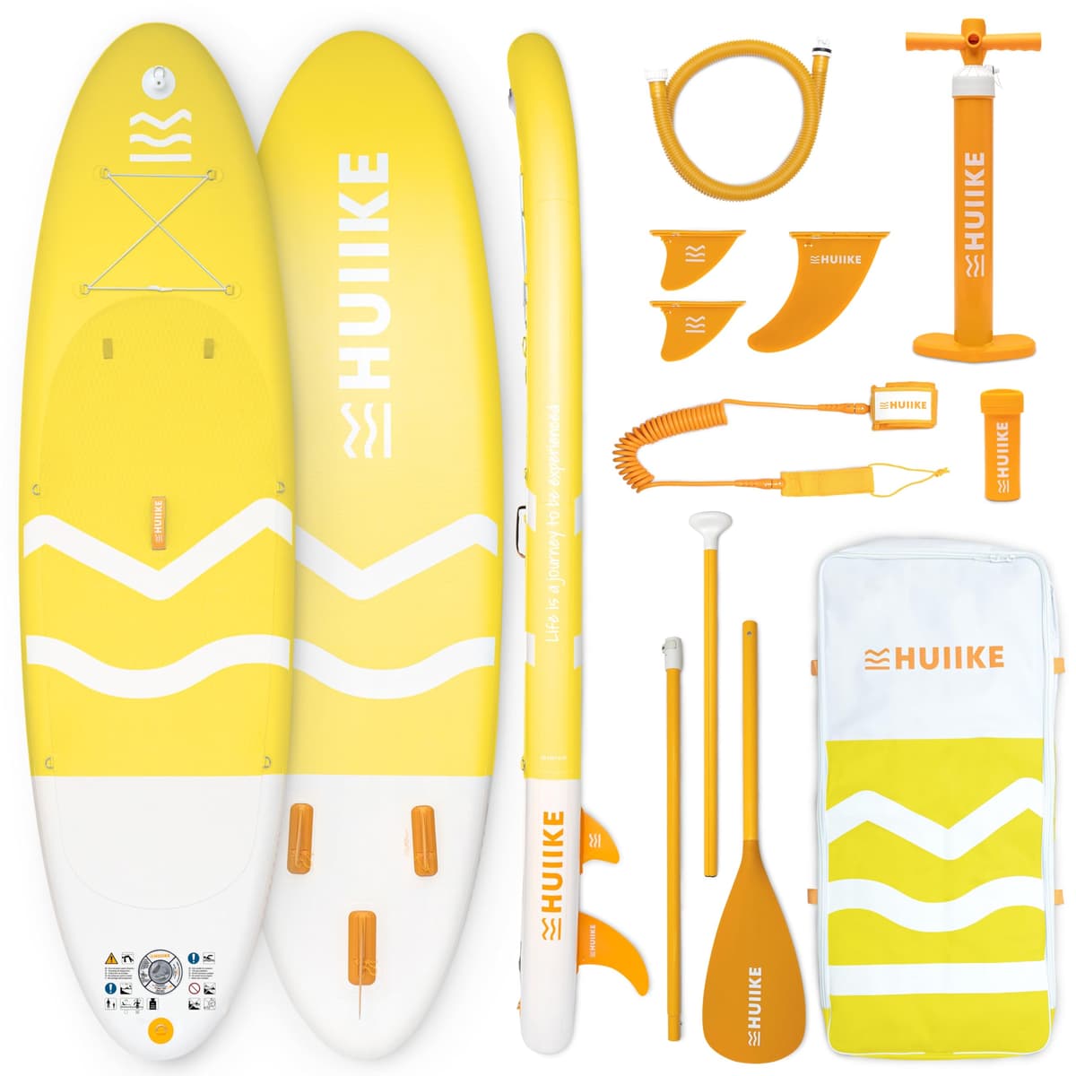 HUIIKE Tabla Paddle Surf Hinchable con Accesorios Incluidos, Remo, Quillas, Inflador. Stand Up Paddle Board Gran Estabilidad y Resistencia. 305 x 84 x 15 cm, Soporta hasta 130 kg — view 22