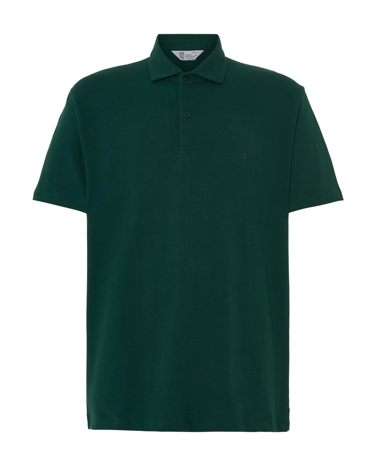 El Búho Nocturno Polo Hombre Manga Corta Algodón 100% Piqué Liso - Cuello Italiano Spread Firme Elegante - Regular Fit Holgado Largo - Deporte Casual Vestir Tallas Grandes S-5XL — view 7