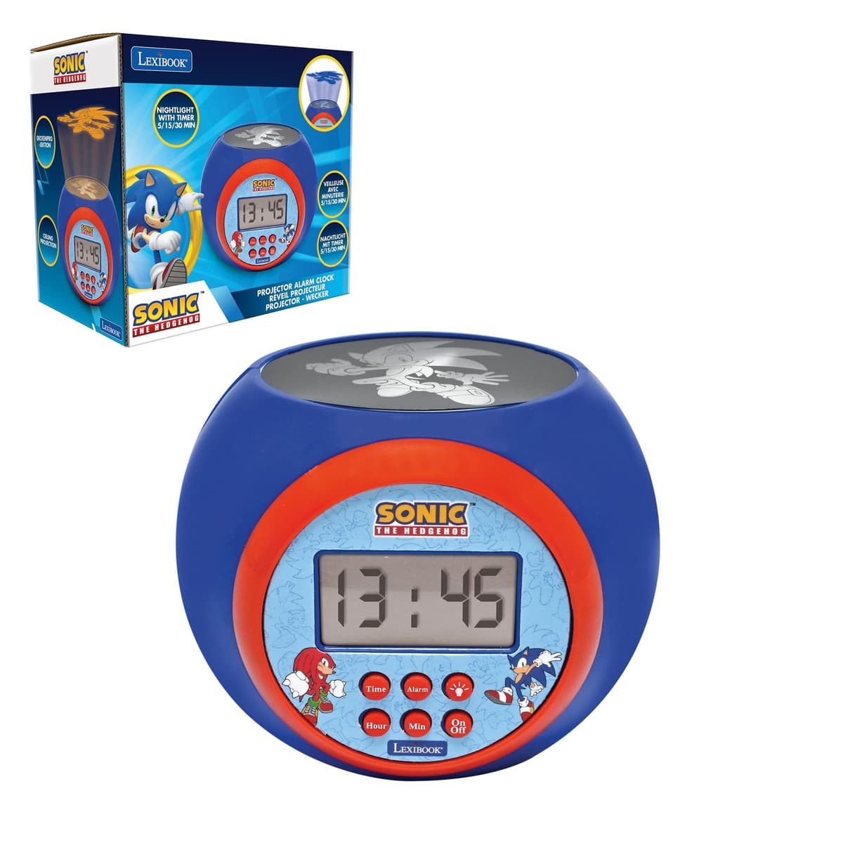 LEXIBOOK - Nintendo Super Mario Reloj Despertador con proyector con función de repetición y Alarma, luz Nocturna con Temporizador, Pantalla LCD, batería, RL977NILXB — view 24