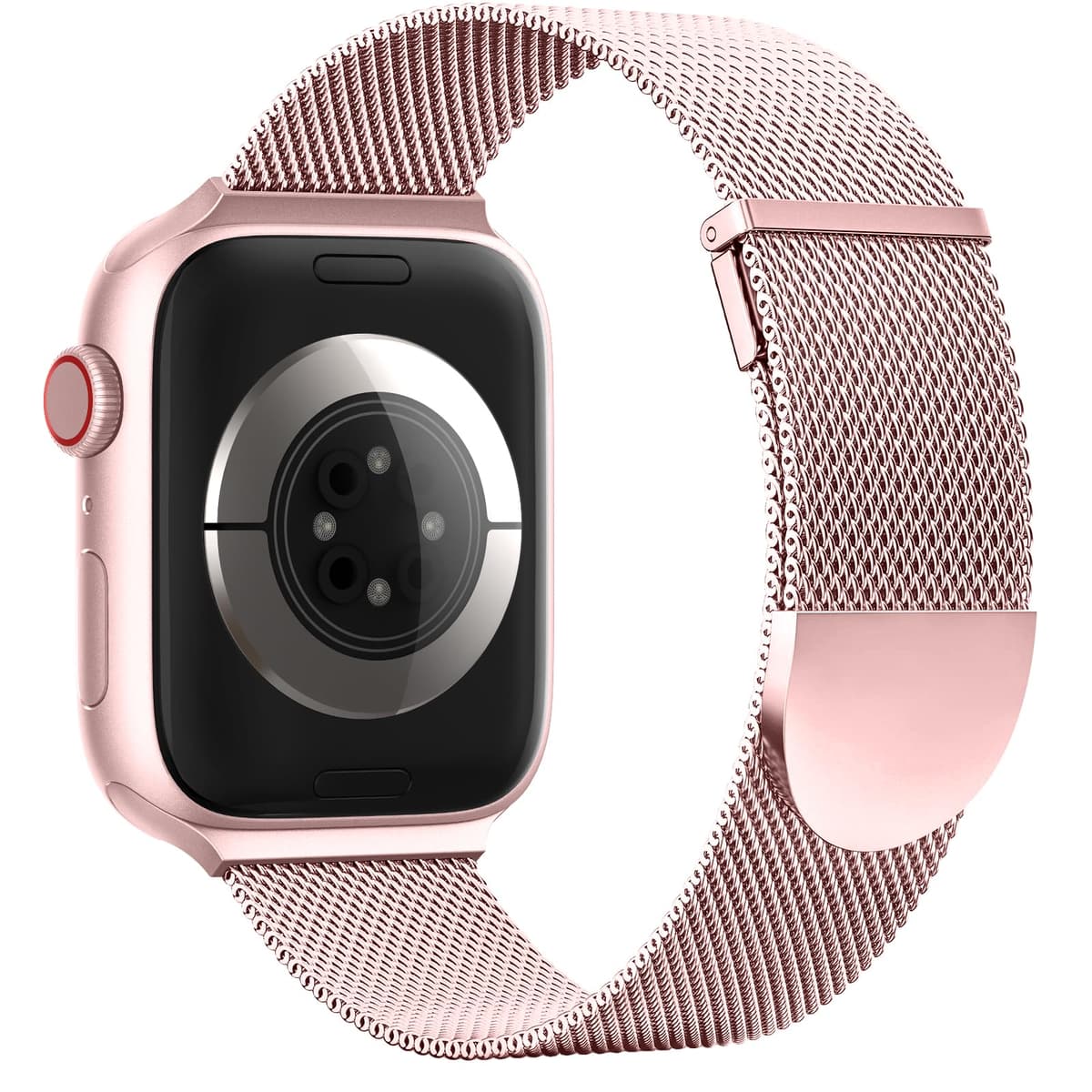 Higgs Strap Compatible with Apple Watch Straps 42mm 46mm 45mm 44mm 41mm 40mm 38mm 49mm for Women Men, Dual Magnetic Adjustable Metal Band for iWatch Series 11 10 9 8 7 6 5 4 SE Ultra 3 2 1 — view 17