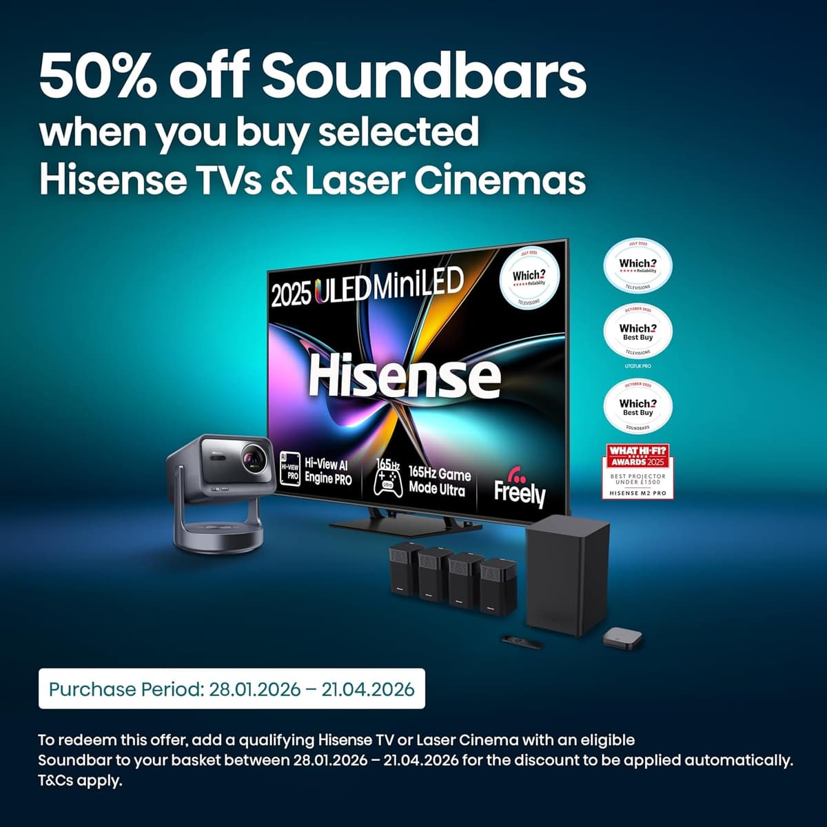 Hisense 43 Inch 4K Smart TV 43A6NTUK - Dolby Vision, Game Mode PLUS with 60Hz VRR ALLM, Smooth Motion, AI Sports Mode, Vidaa OS with Freely, Youtube, Netflix and Disney+ & Now TV (2024 Model) 43 inches A6 2024 TV only