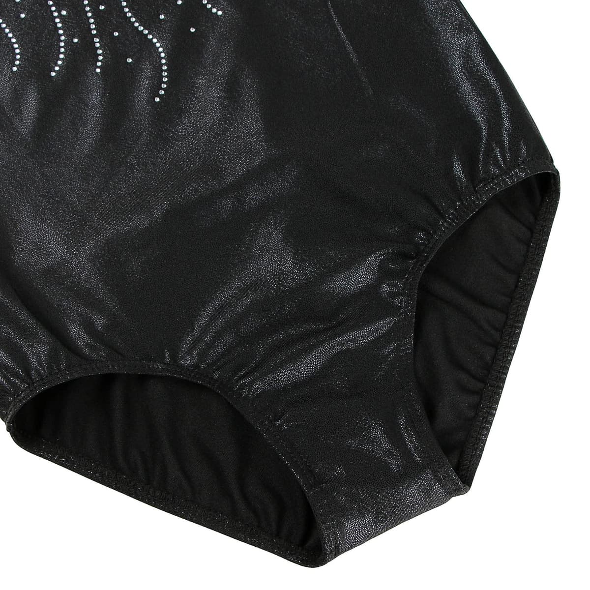 Niña Maillots de Gimnasia Mangas Largas con Lentejuelas en Tul — view 49
