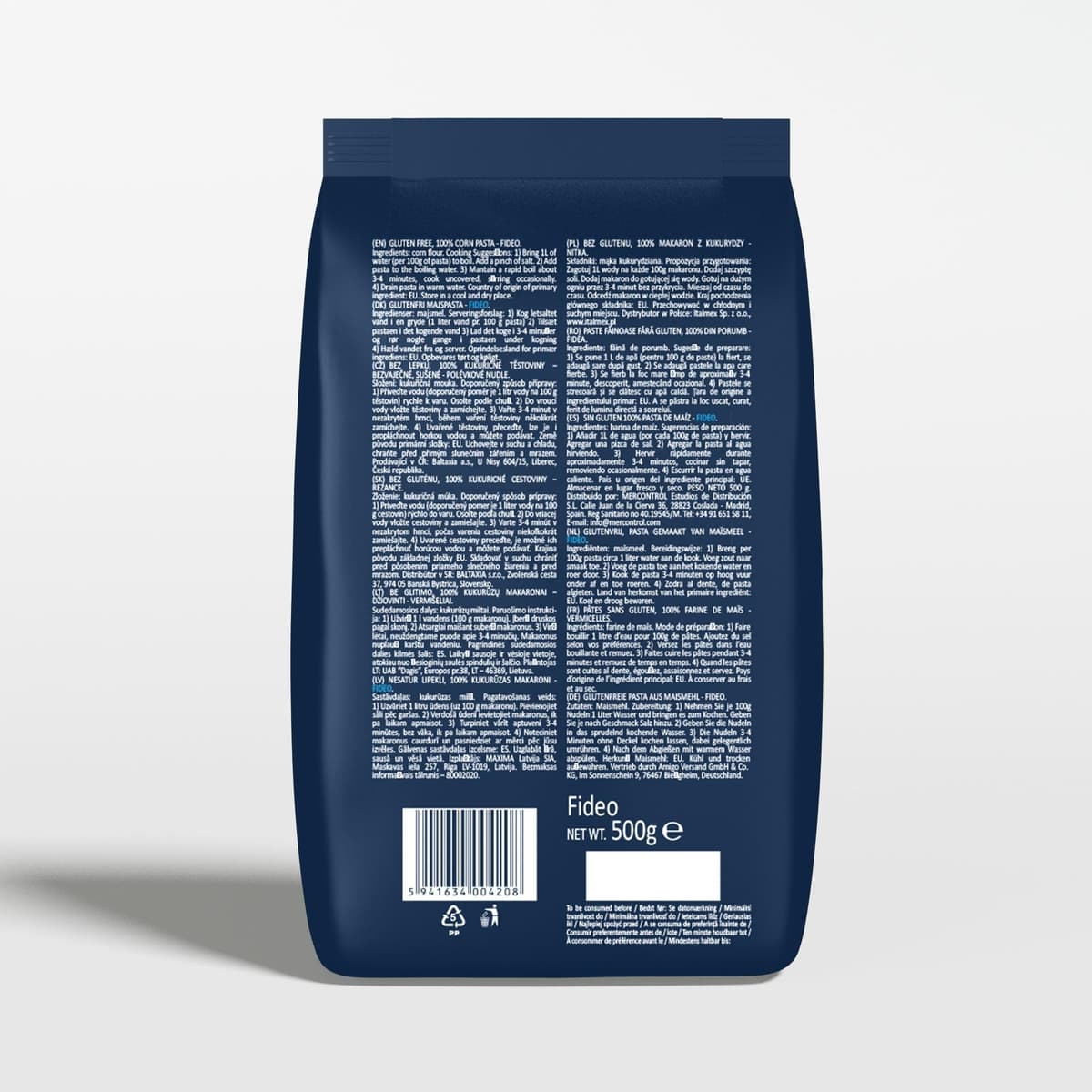 Sam Mills - Fideos Sin Gluten - 1 paquete de 500 g - 100% Harina de Maíz - Fabricado en Instalaciones Sin Gluten - Mejora el Tránsito Intestinal - Ideal para Dietas Veganas — view 2