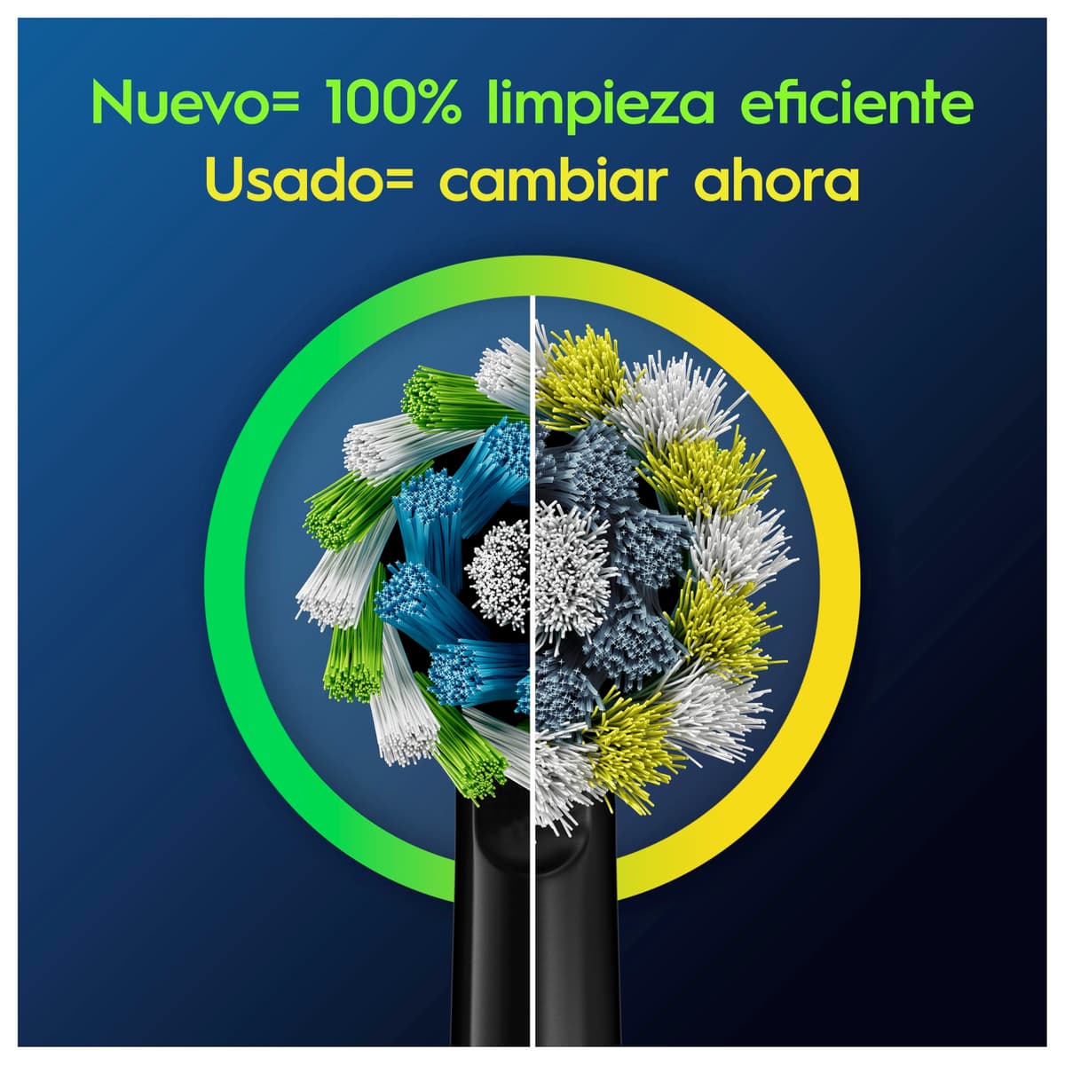 Oral-B Pro CrossAction Cabezales De Recambio ORIGINALES para Cepillo Eléctrico Oral B Pro,Pack De 12 Recambios Negros Con Indicador De Uso Y Filamentos En Forma De X Para Una Limpieza Suave Y Profunda — view 4