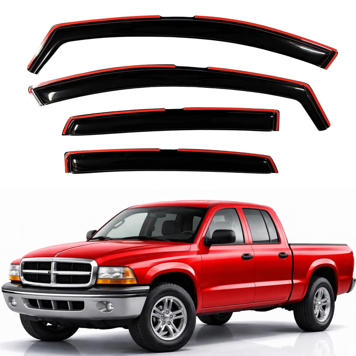 KPY Rain Guards Fit for 2006-2013 Lexus IS250 IS350, Out-Channel Window Visors Vent Wind Deflectors 4PC, Car Accessories for 06-13 Lexus is Series — view 99