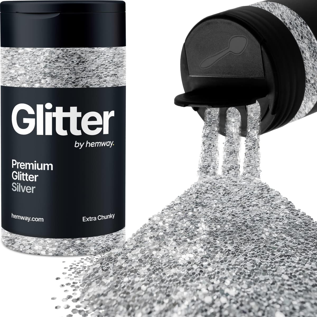 Light Rose Gold Glitter Shaker, 130g Ultrafine Glitter, Crafts 1/128" Metallic Flake Light Rose Gold Sequins, Resin & Epoxy Crafts, Decorating, Halloween, Christmas Nail, Face, Hemway — view 275