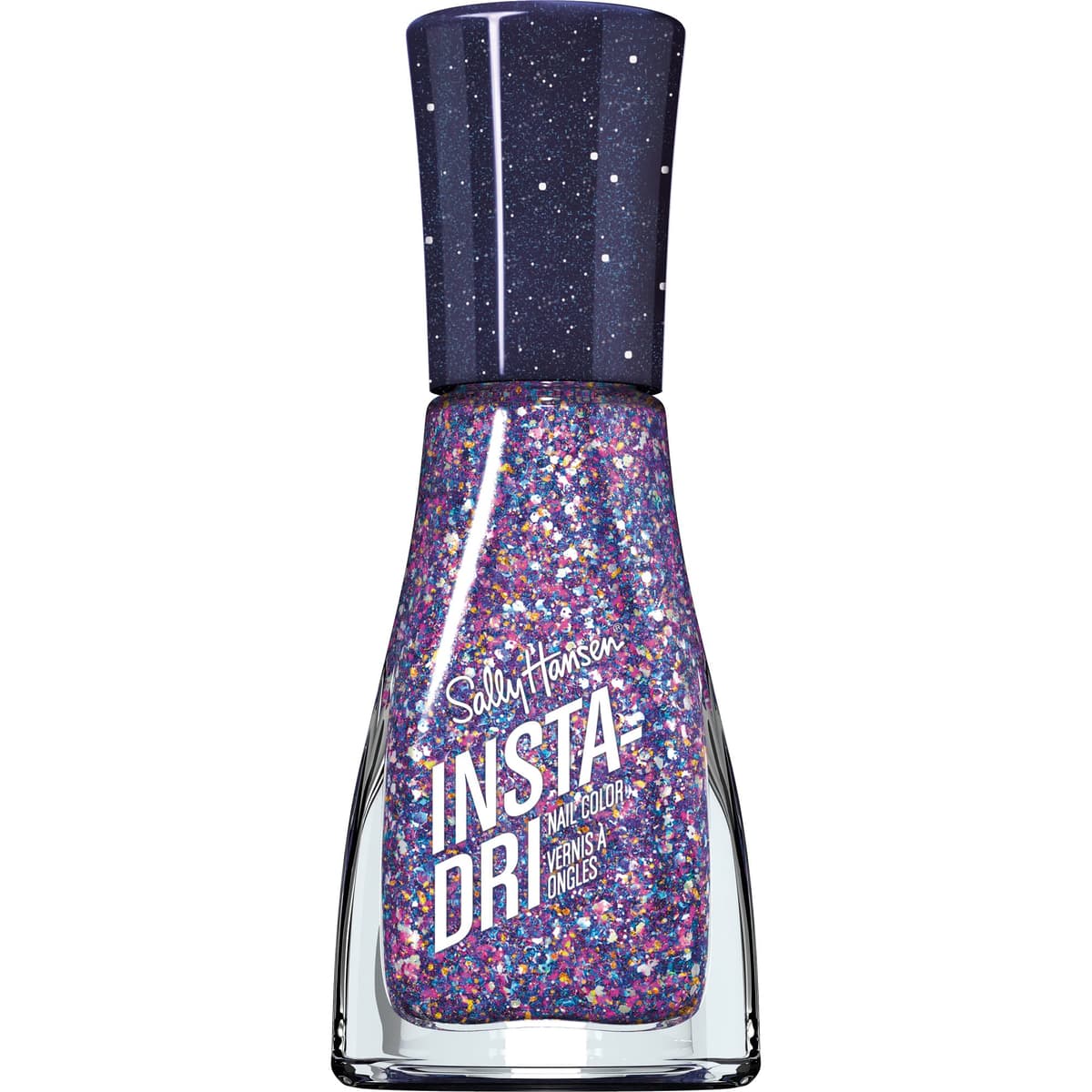 Sally Hansen Insta-Dri Nail Polish, White On Time, 60 Seconds Quick Drying, Long Lasting, Streak Free, Shiny Finish, 3-in-1 Formula, Built in Base and Top Coat, 9.17ml — view 21