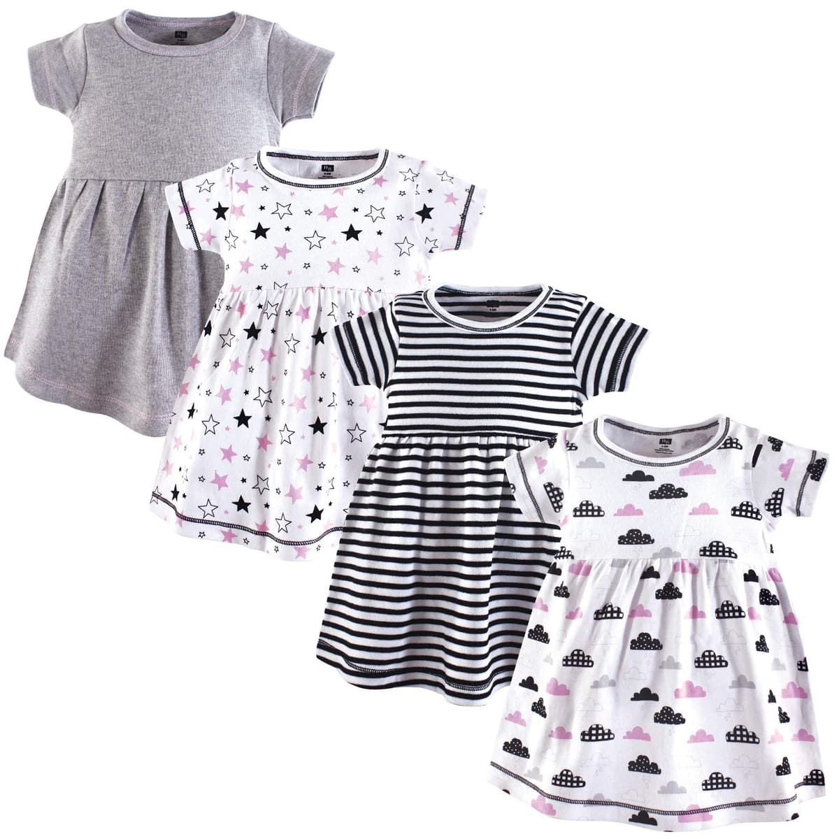 Hudson Baby Baby Girls' Cotton Dresses, Lemons, 9-12 Months — view 30