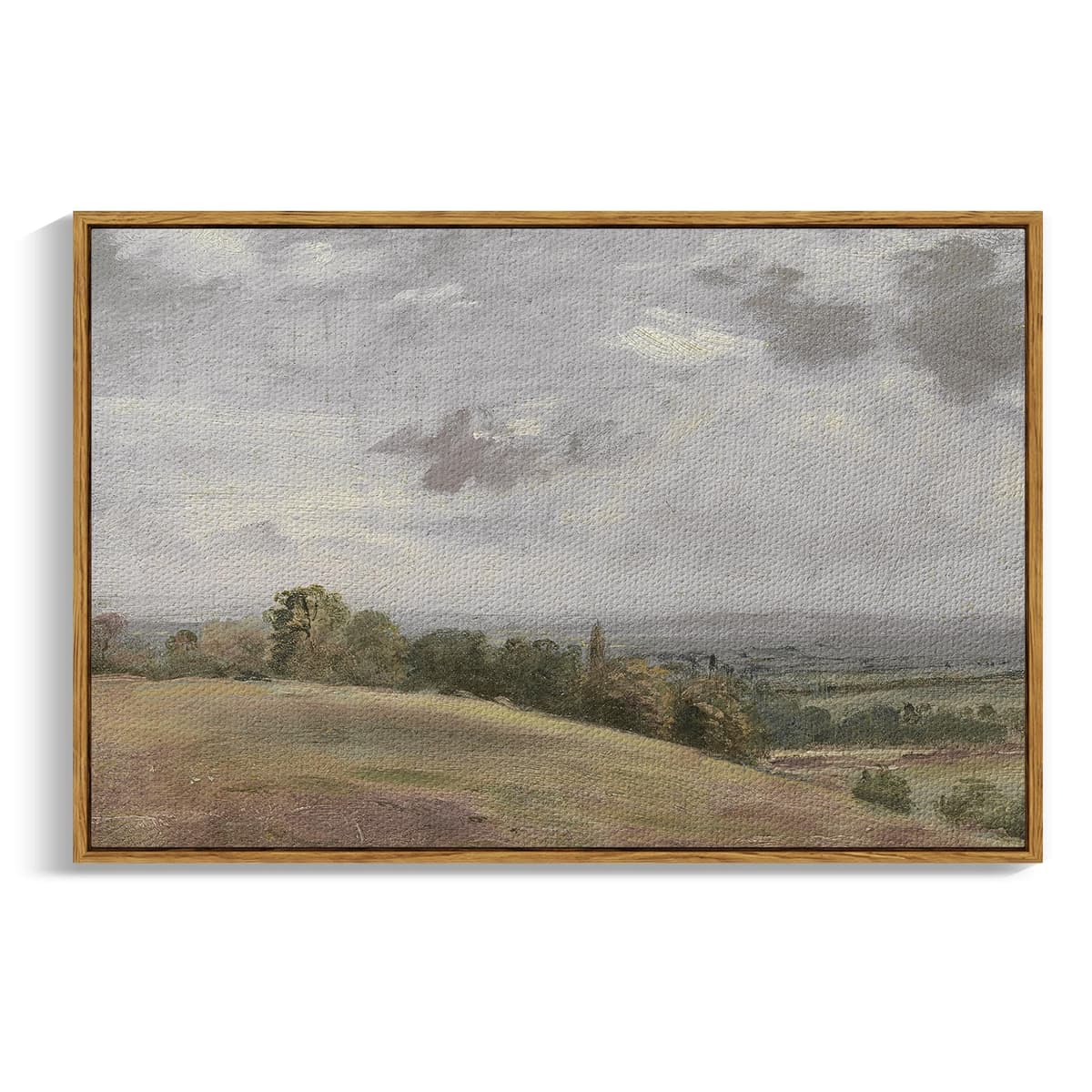 InSimSea Framed Canvas Wall Art, Meadow with Flowers Painting, Landscape for Living Room, Bedroom, Home, Bathroom Decor, 8x10 — view 111